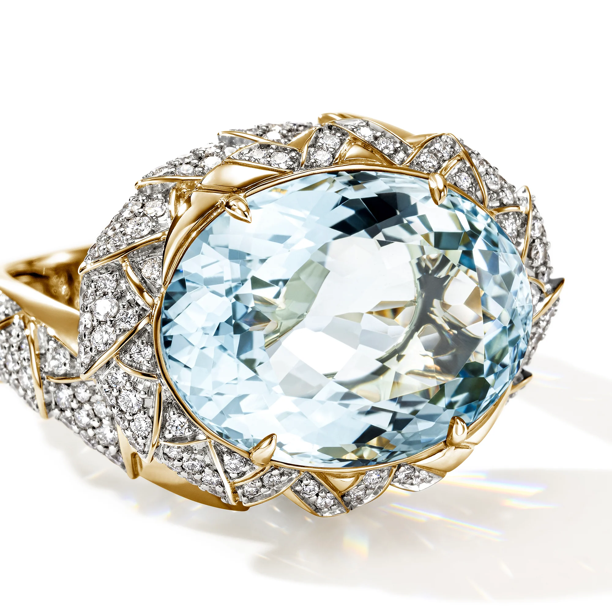 Artisan Series Naga Cocktail Ring|RGS603811AQDI - Image 2