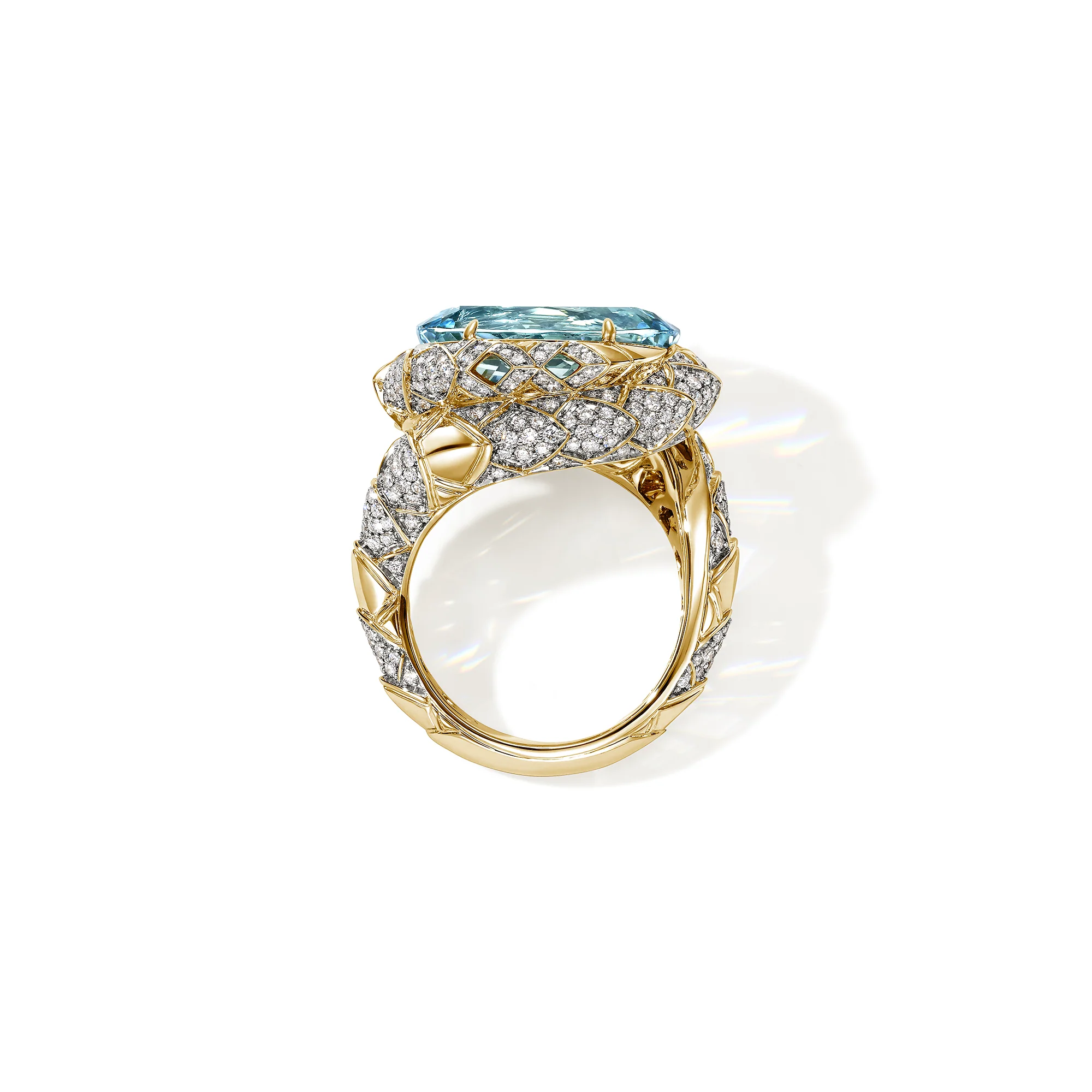 Artisan Series Naga Cocktail Ring|RGS603811AQDI - Image 4