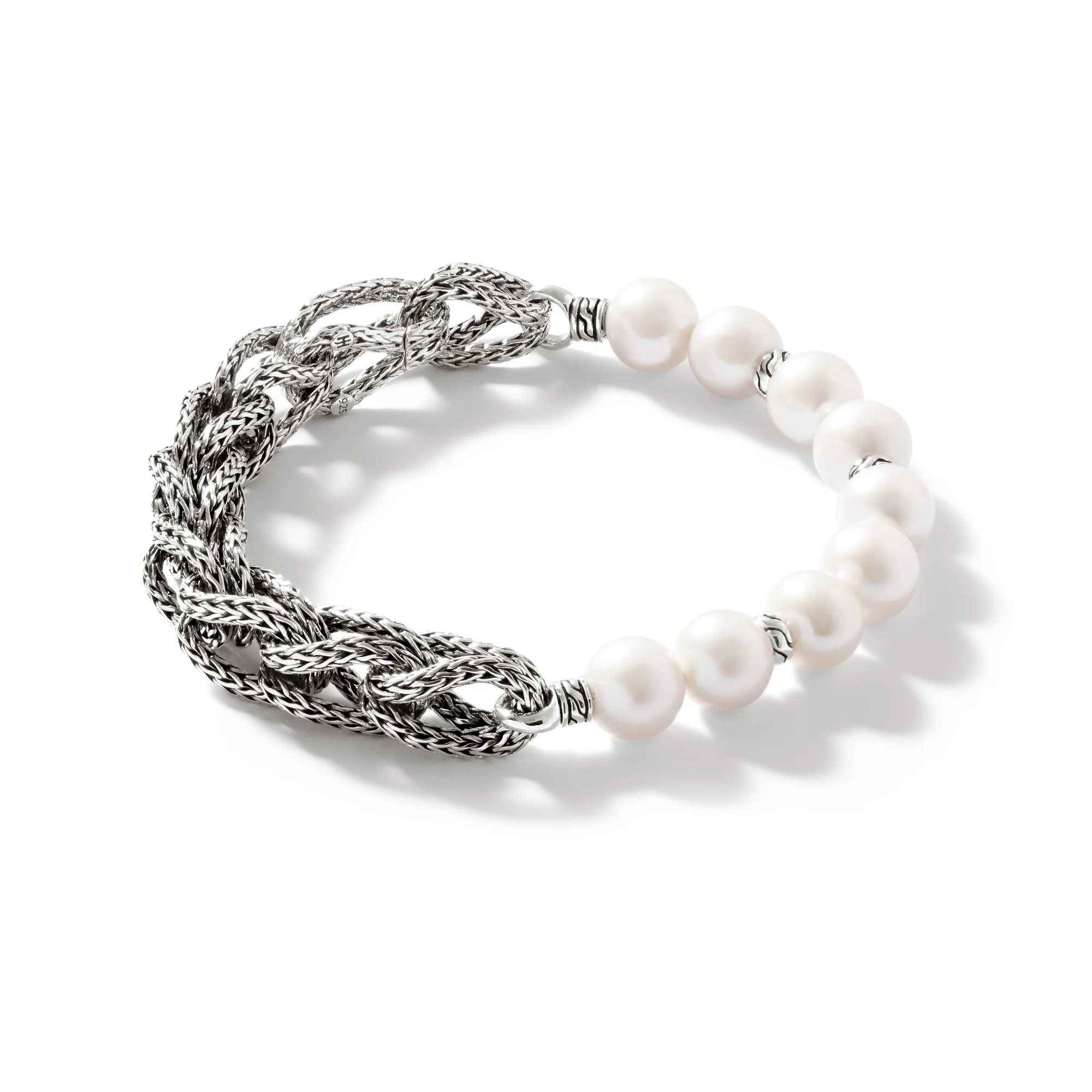 Surf Bracelet, Silver, Pearls, 10.5MM|BU900936 - Image 5