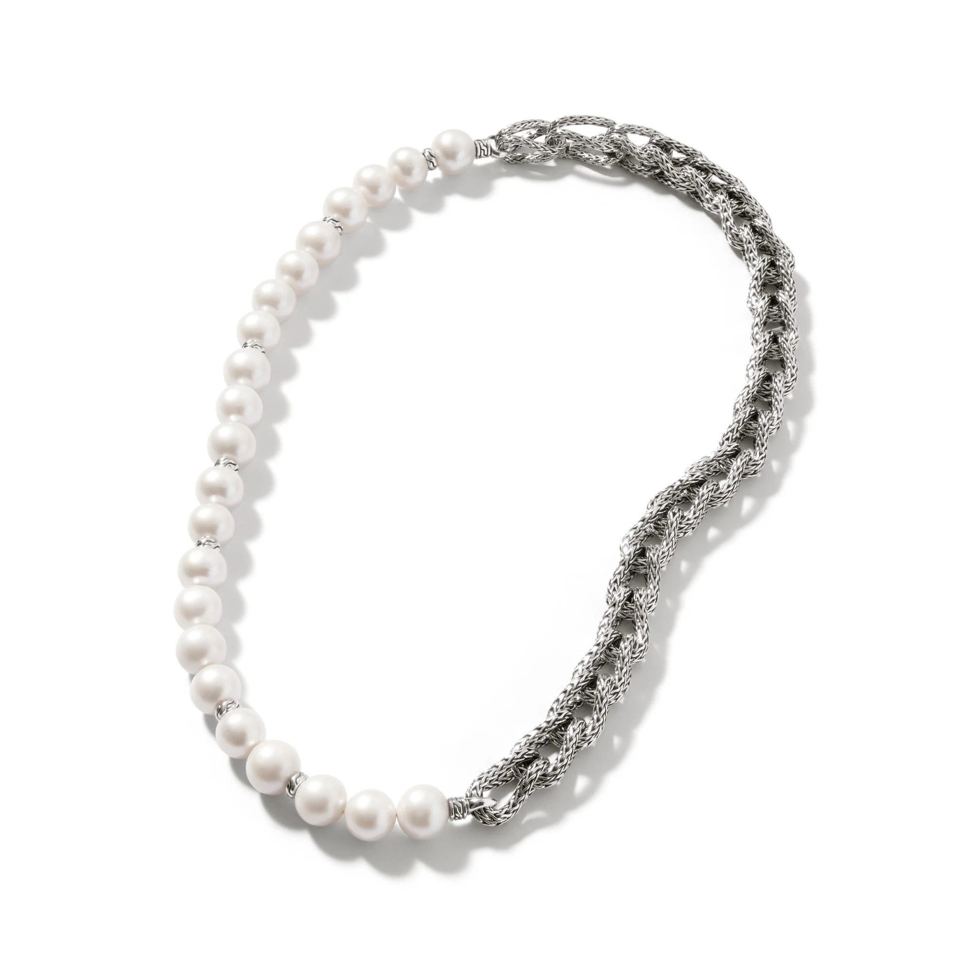 Surf Necklace, Sterling Silver, Pearls, 10.5MM|NB900797 - Image 3