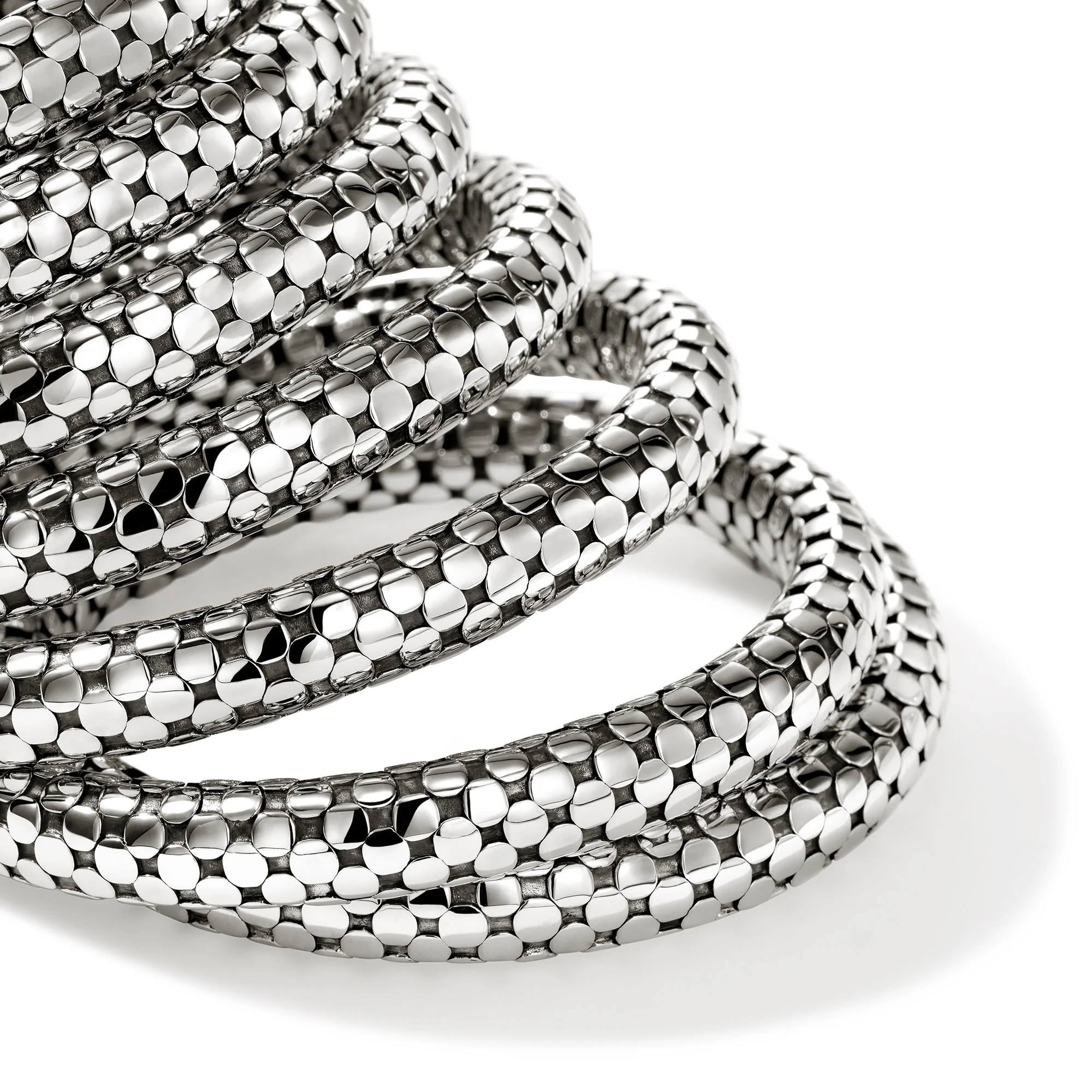 Dot Multi Coil Bracelet, Sterling Silver|BB30172 - Image 2