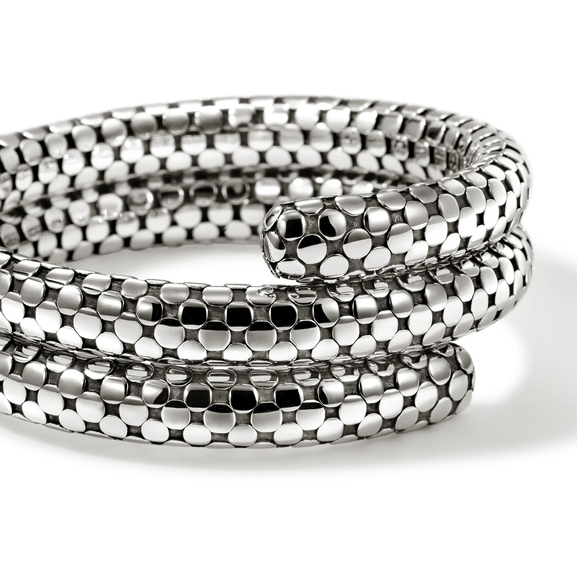 Dot Coil Bracelet, Sterling Silver|BB30173 - Image 2