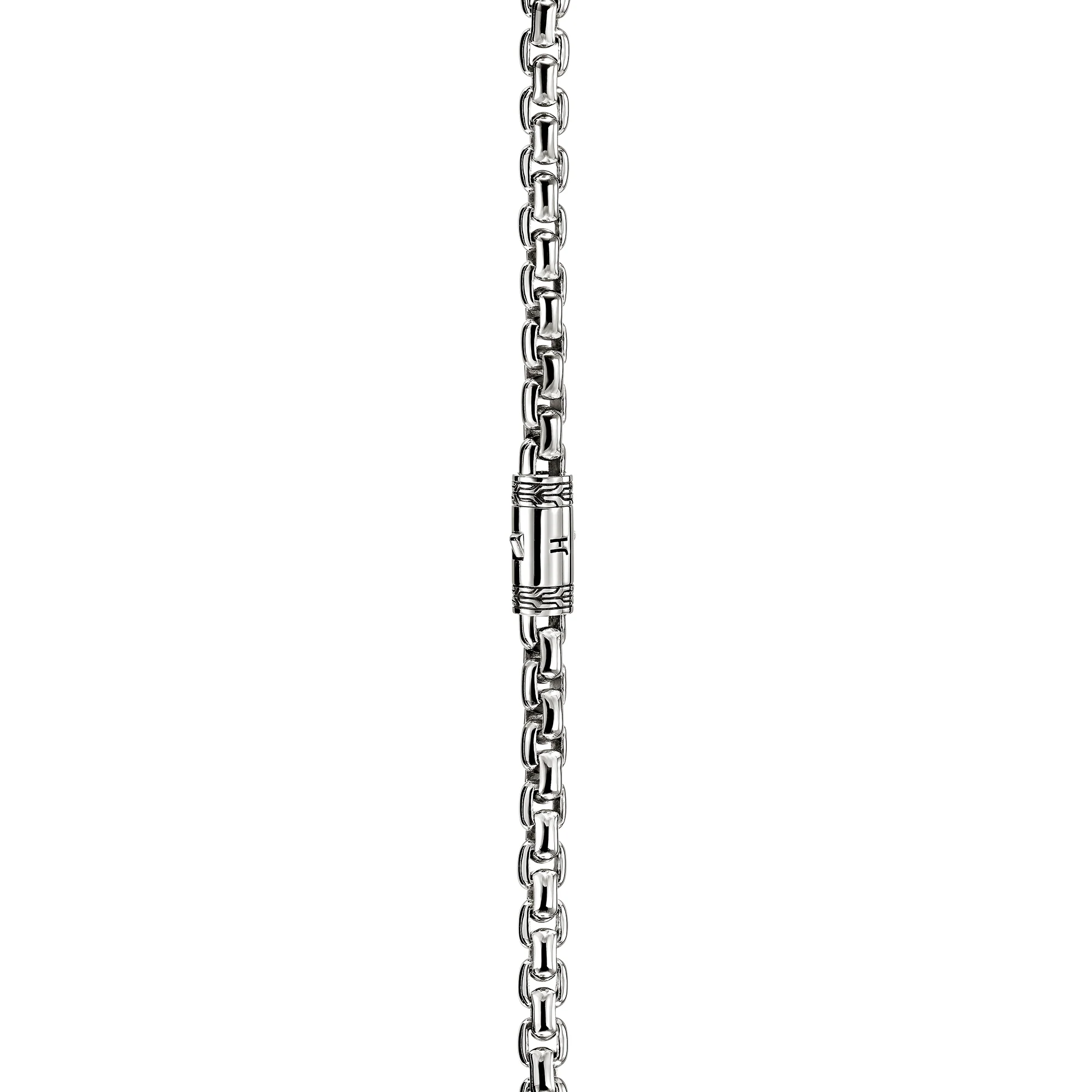 Box Chain Necklace, Sterling Silver, 6MM|NM98810 - Image 2