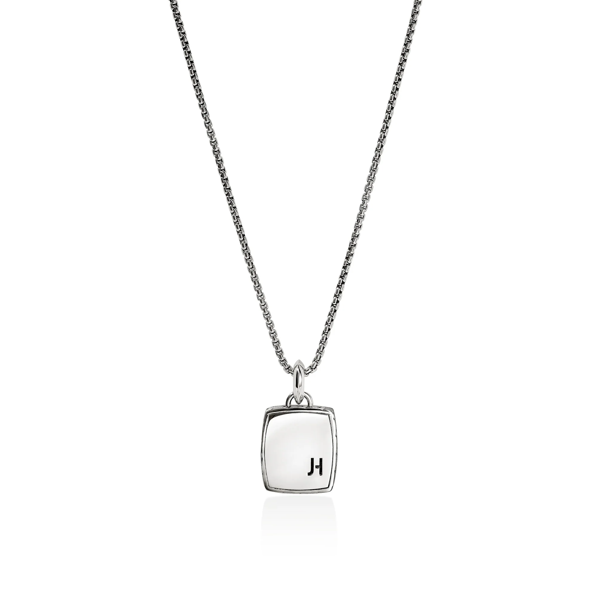 Icon 50 Necklace, Sterling Silver, Hardstones|NMS988201TEPY - Image 3