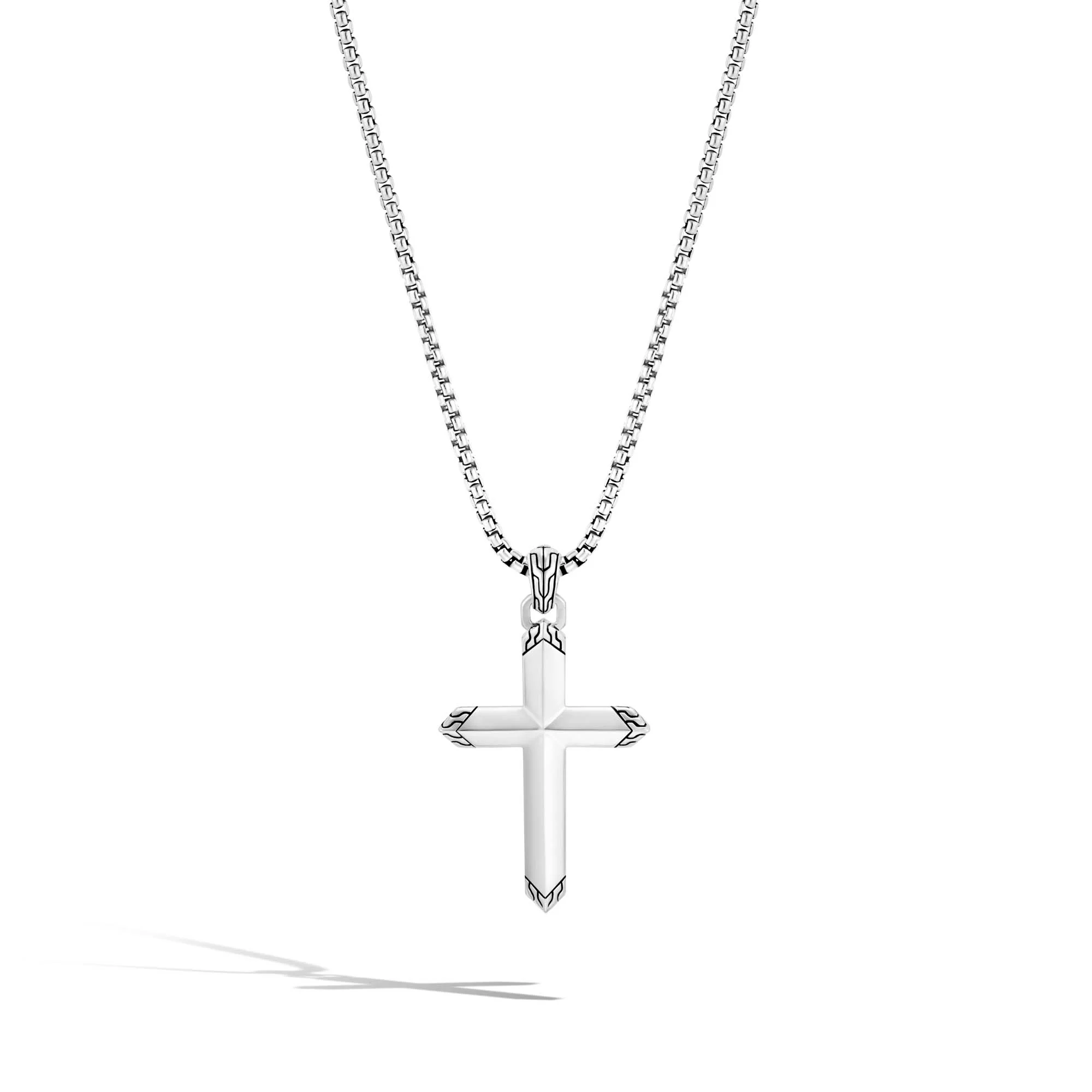 Cross Pendant Necklace, Sterling Silver|NM900257 - Image 3
