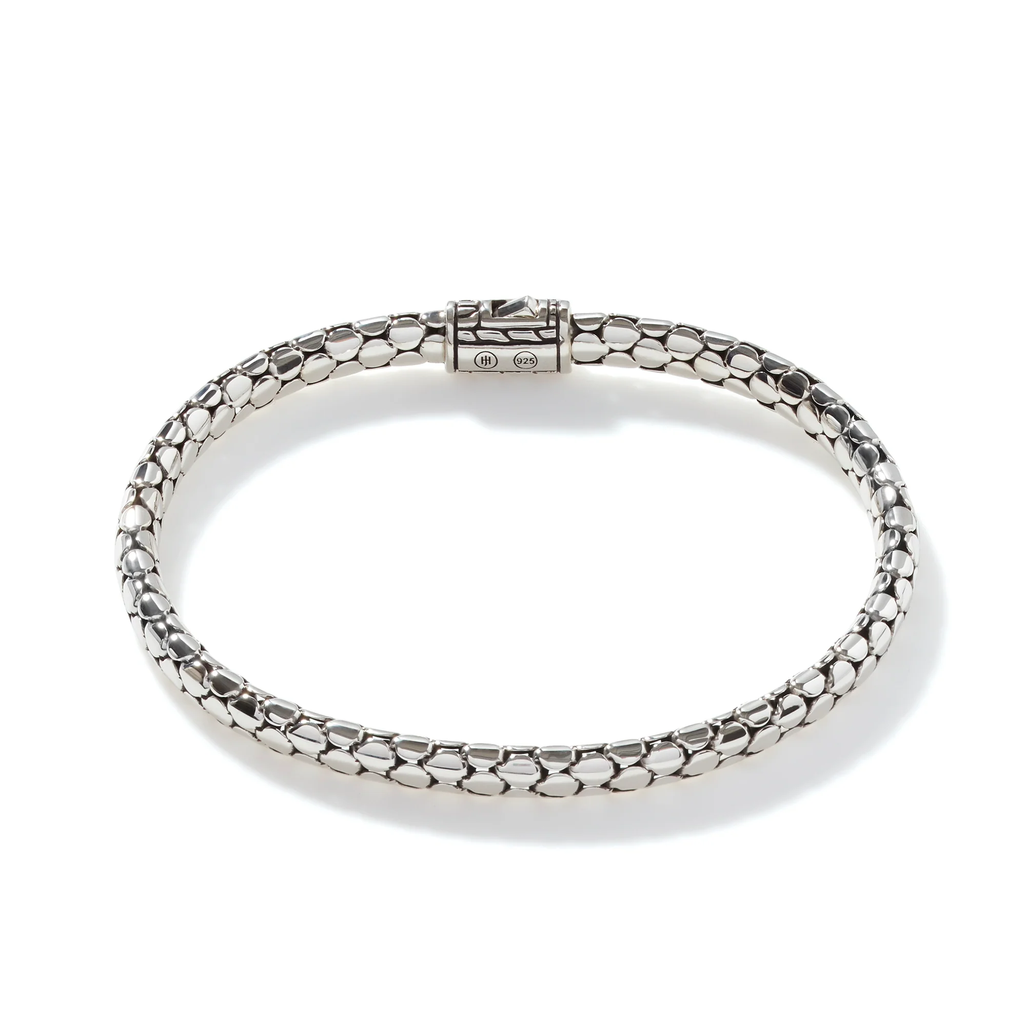 Dot Chain Bracelet, Sterling Silver, Slim|BB34386 - Image 5