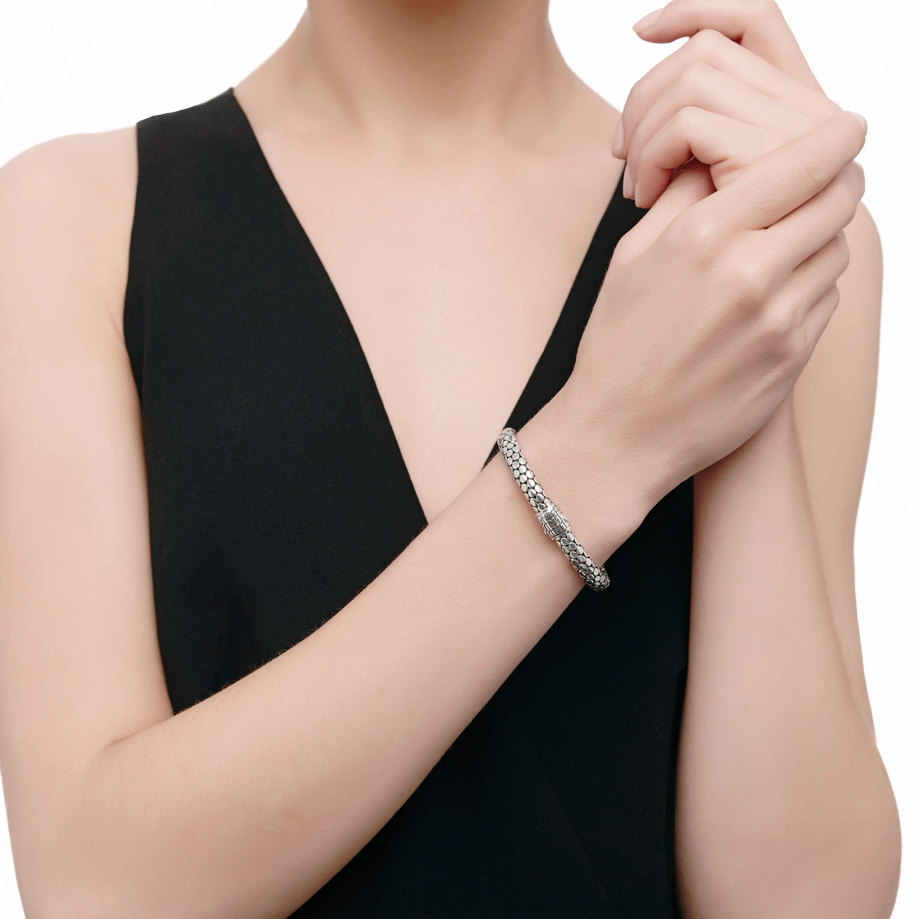 Dot Chain Bracelet, Sterling Silver|BB3905 - Image 7