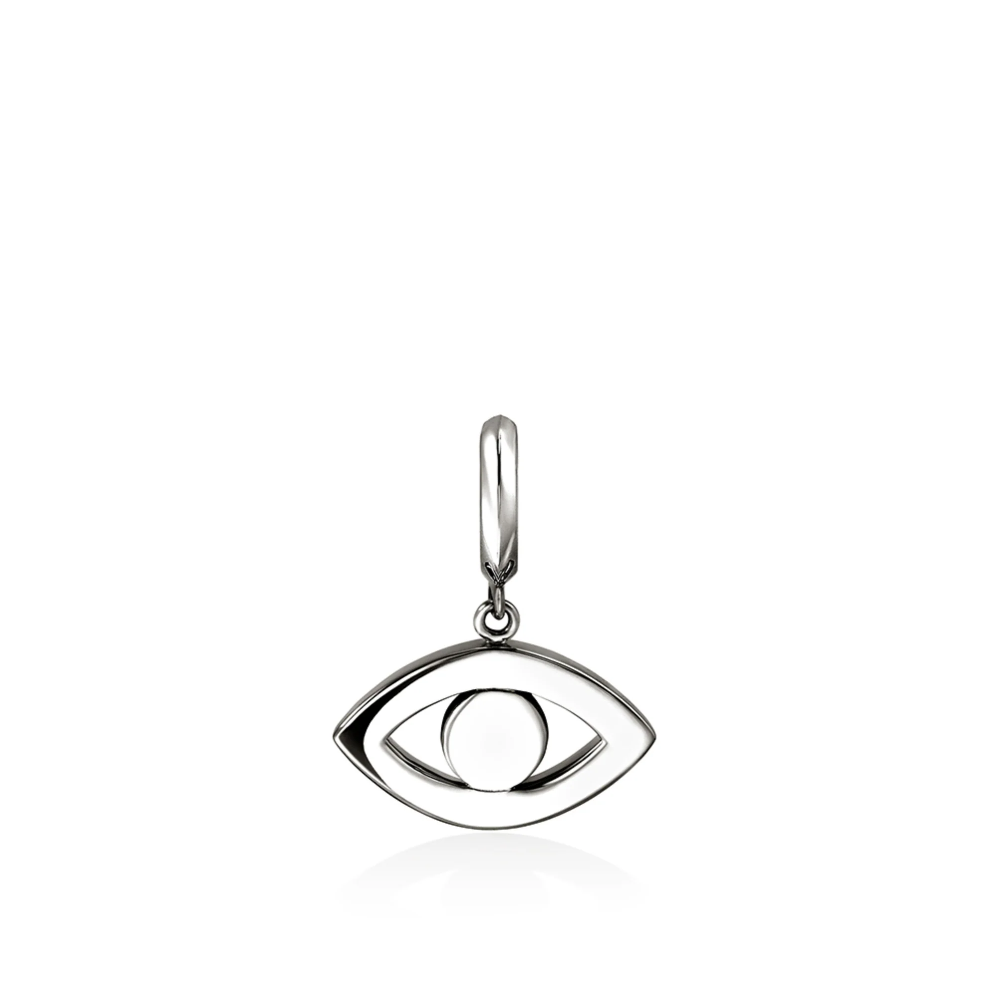 Evil Eye Pendant, Sterling Silver, Lapis Lazuli, Diamonds|HBS9011641LPZDI - Image 4