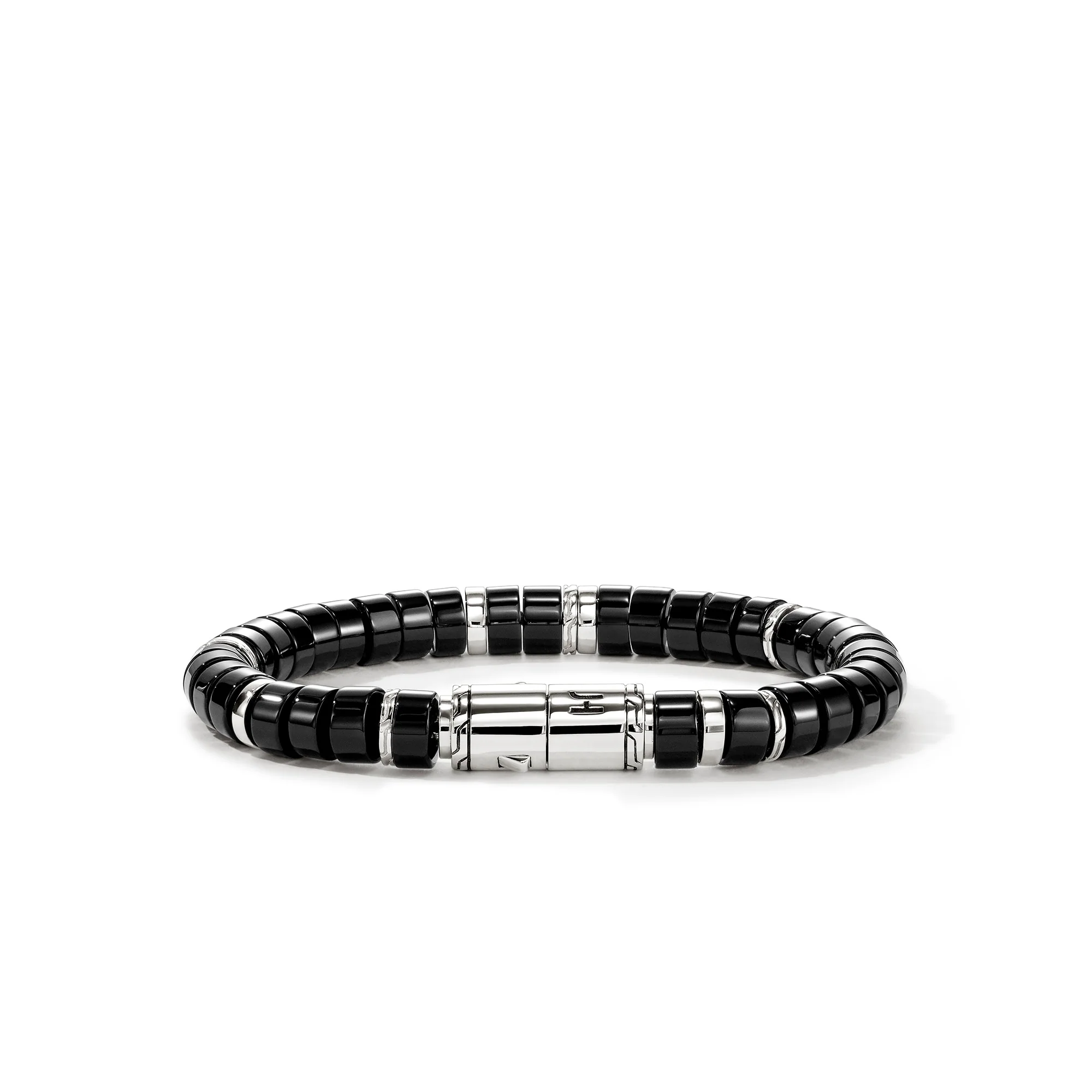 Heishi Bracelet, Sterling Silver, Black Onyx, 8MM|BUS290131BON