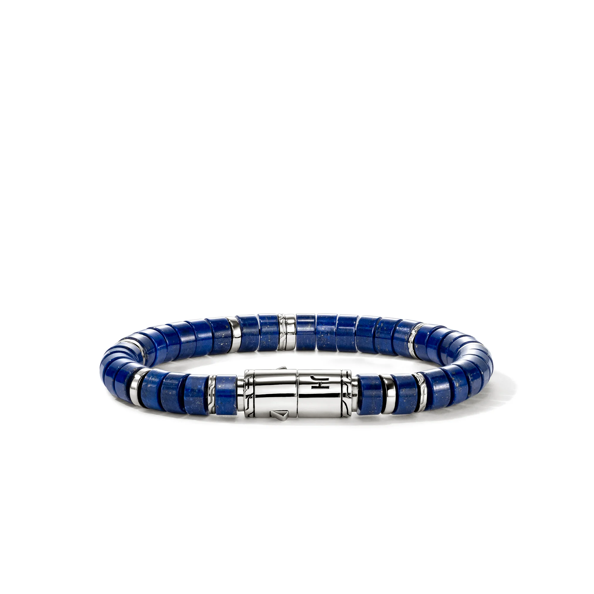 Heishi Bracelet, Sterling Silver, Lapis Lazuli, 8MM|BUS290131LPZ
