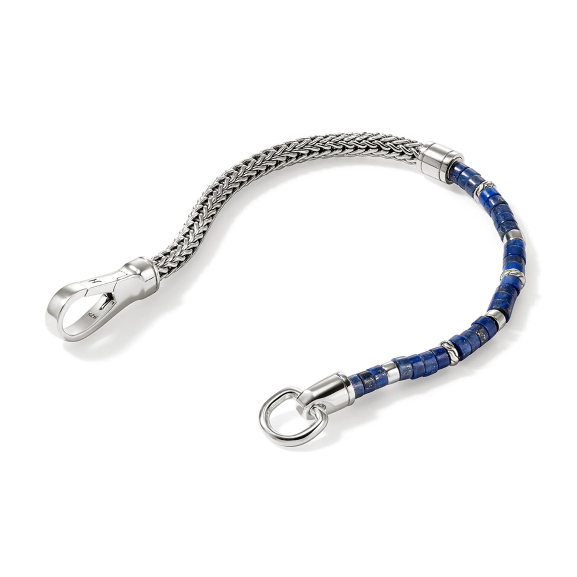 Heishi Chain Bracelet, Sterling Silver, Hardstones|BUS9012521LPZ - Image 3