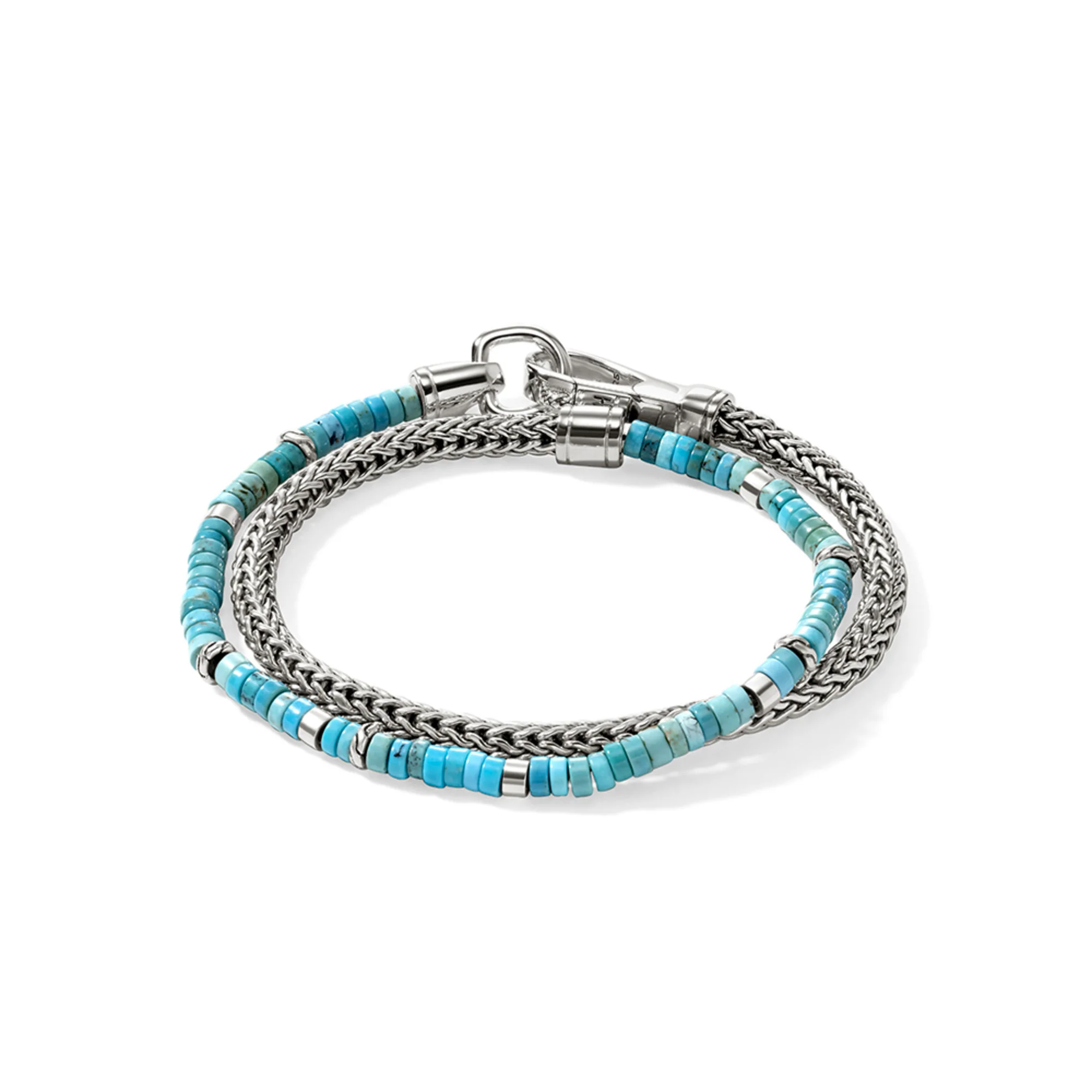 Heishi Chain Wrap, Sterling Silver, Hardstones|BUS9012551TQ - Image 4