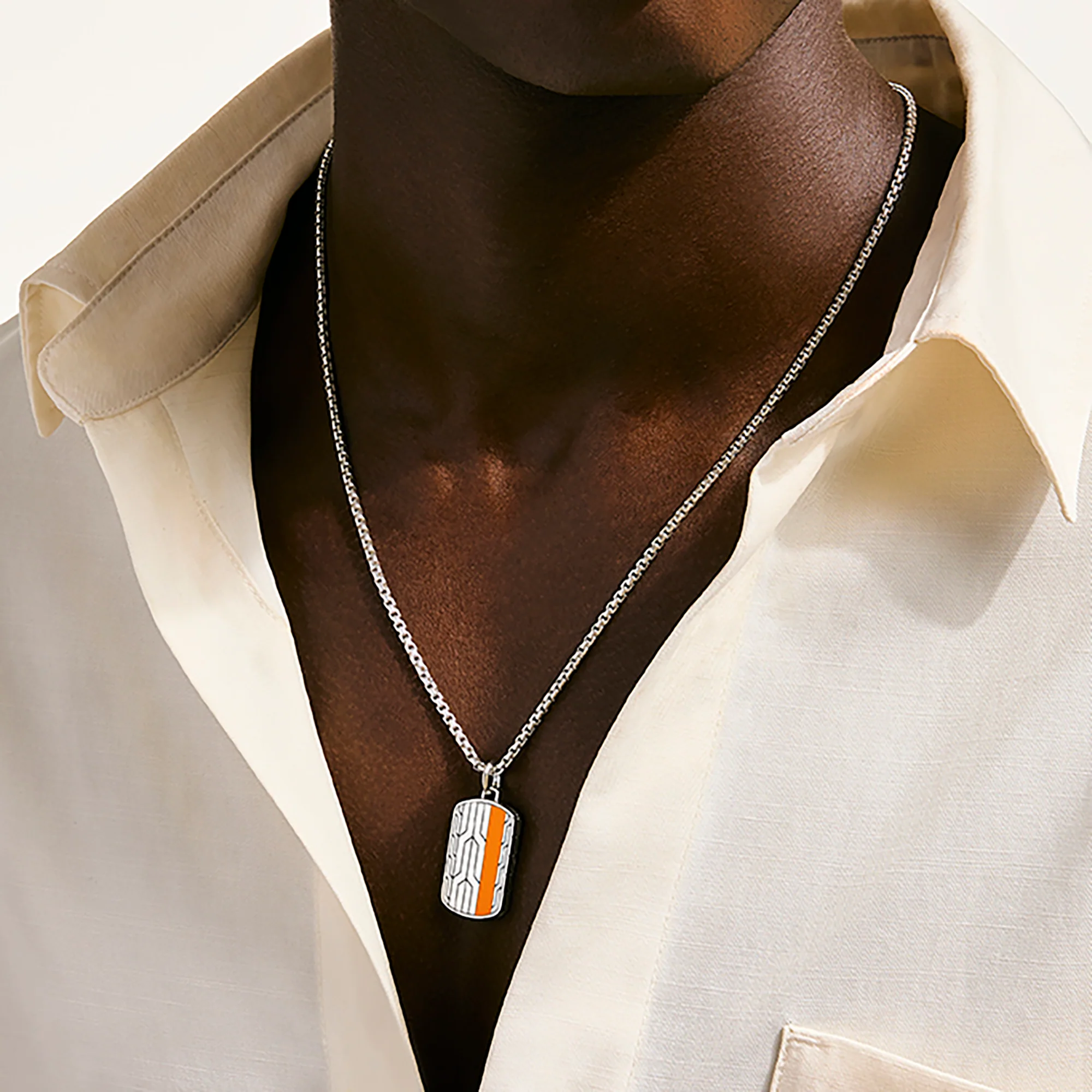 Icon 50 Pendant, Sterling Silver|HM989883OR - Image 5