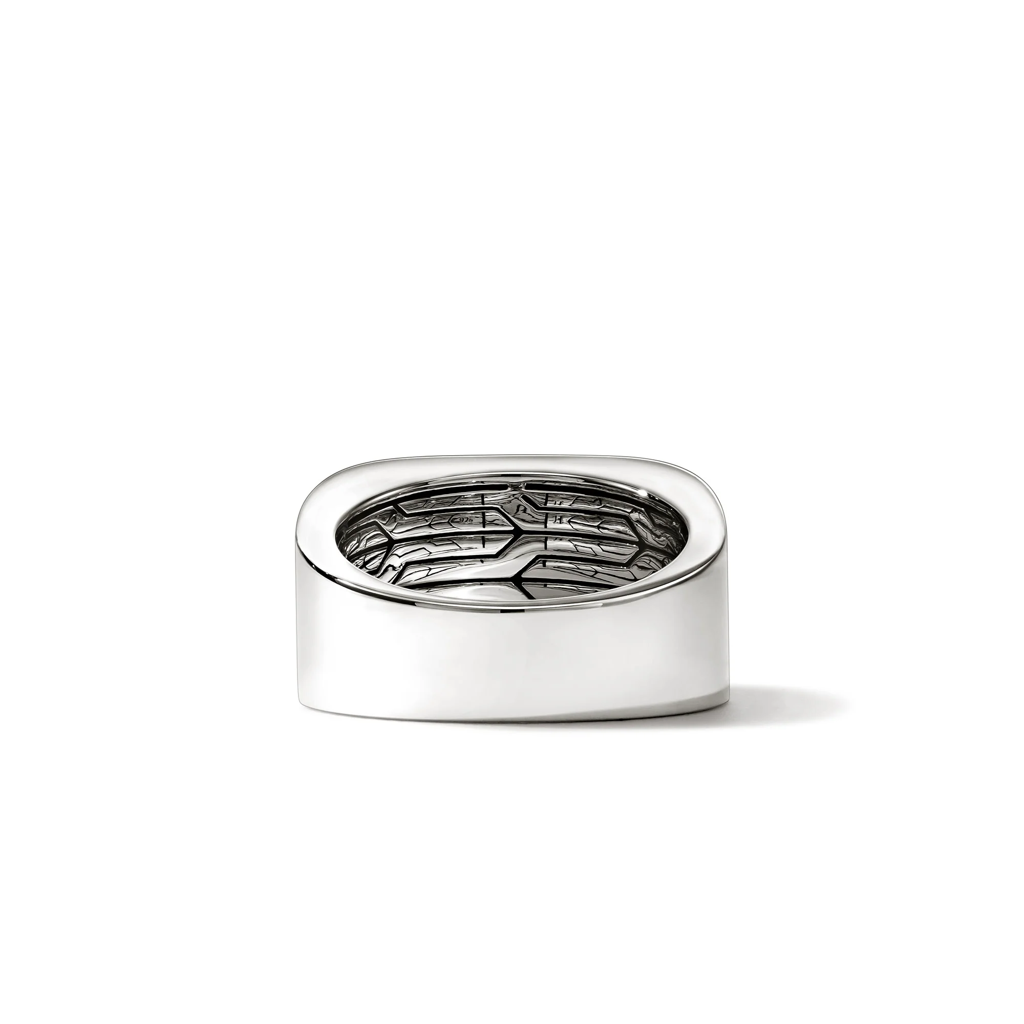 Icon 50 Signet Ring, Sterling Silver|RM98989 - Image 3