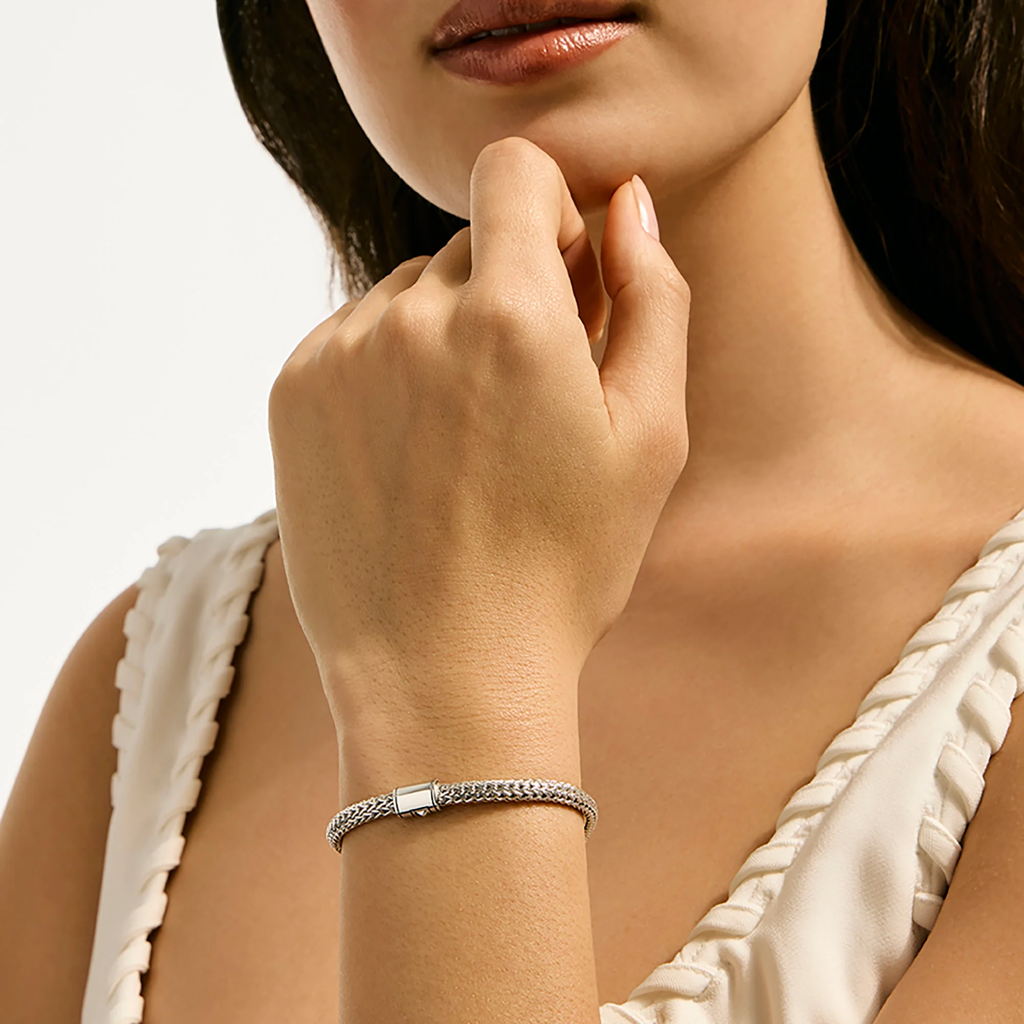 Icon Bracelet, Gold, Sterling Silver, 5MM|BUZZ990096 - Image 6