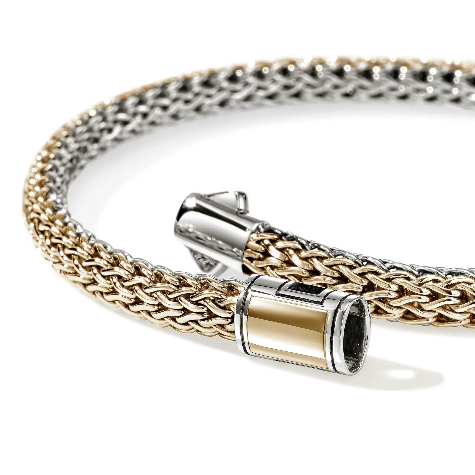 Icon Bracelet, Reversible, Gold, Sterling Silver, 5MM|BUZZ990096RV - Image 2