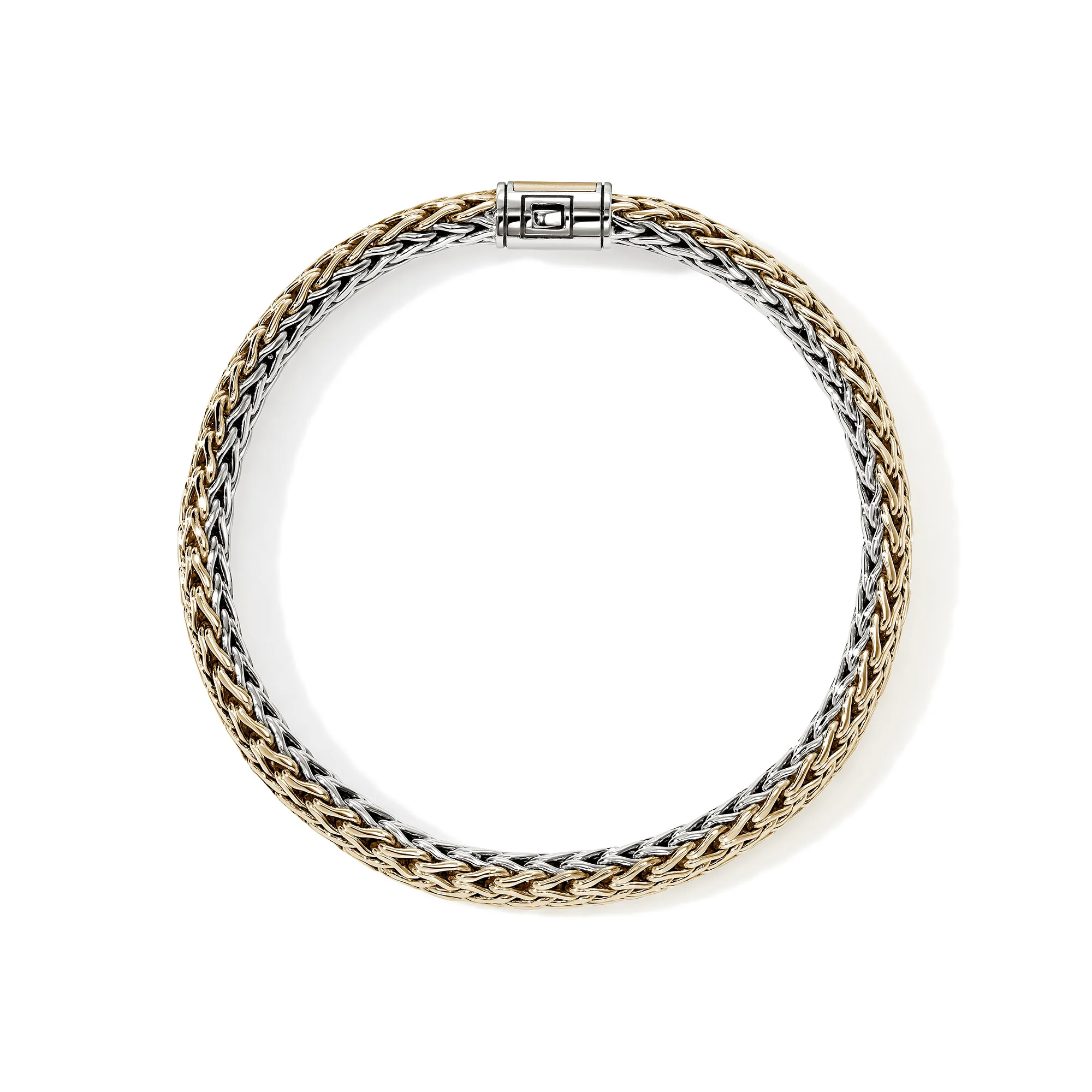 Icon Bracelet, Reversible, Gold, Sterling Silver, 6.5MM|BUZZ990904RV - Image 3
