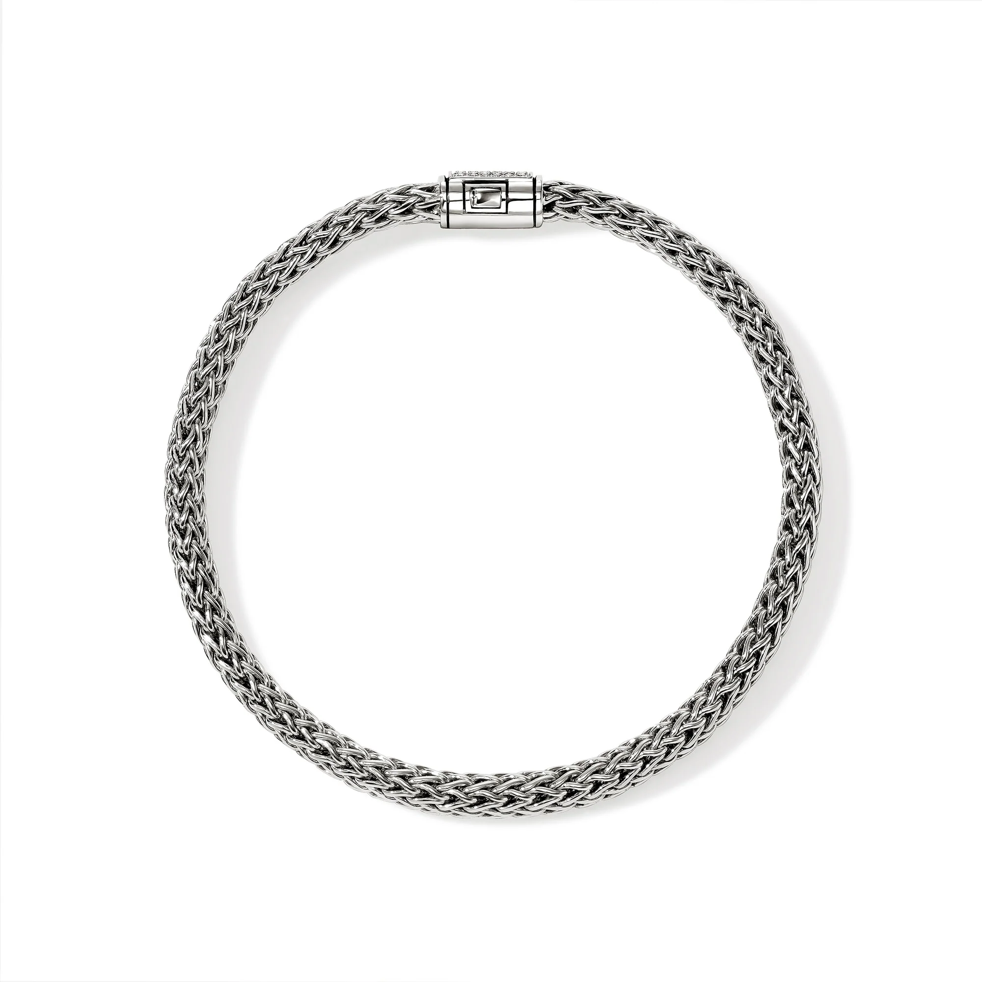 Icon Bracelet, Sterling Silver, Diamonds, 5MM|BUP9900962DI - Image 3