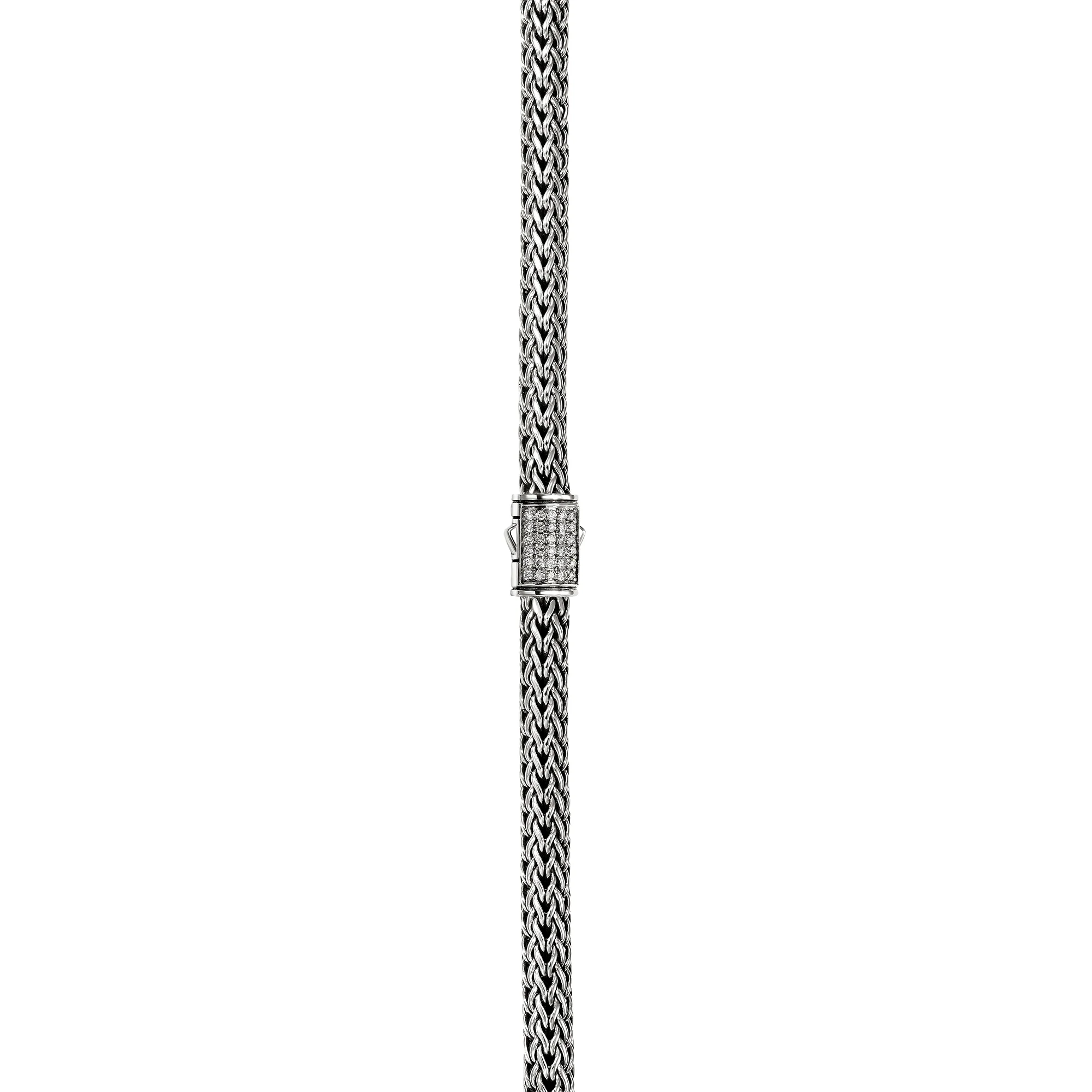Icon Necklace, Sterling Silver, Diamonds, 5MM|NBP9900962DI - Image 2