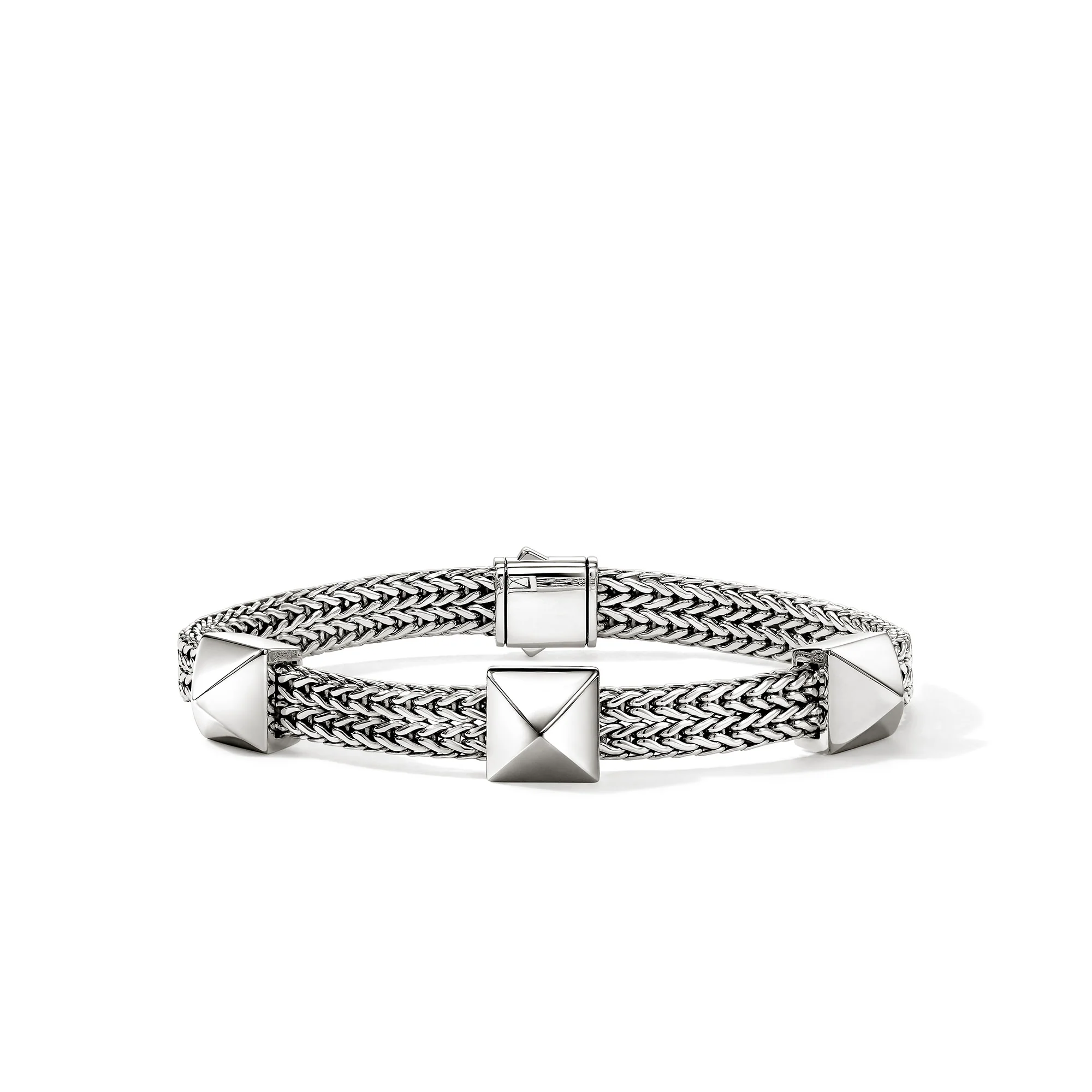 Icon Stud Bracelet, Sterling Silver, 6MM|BU98995