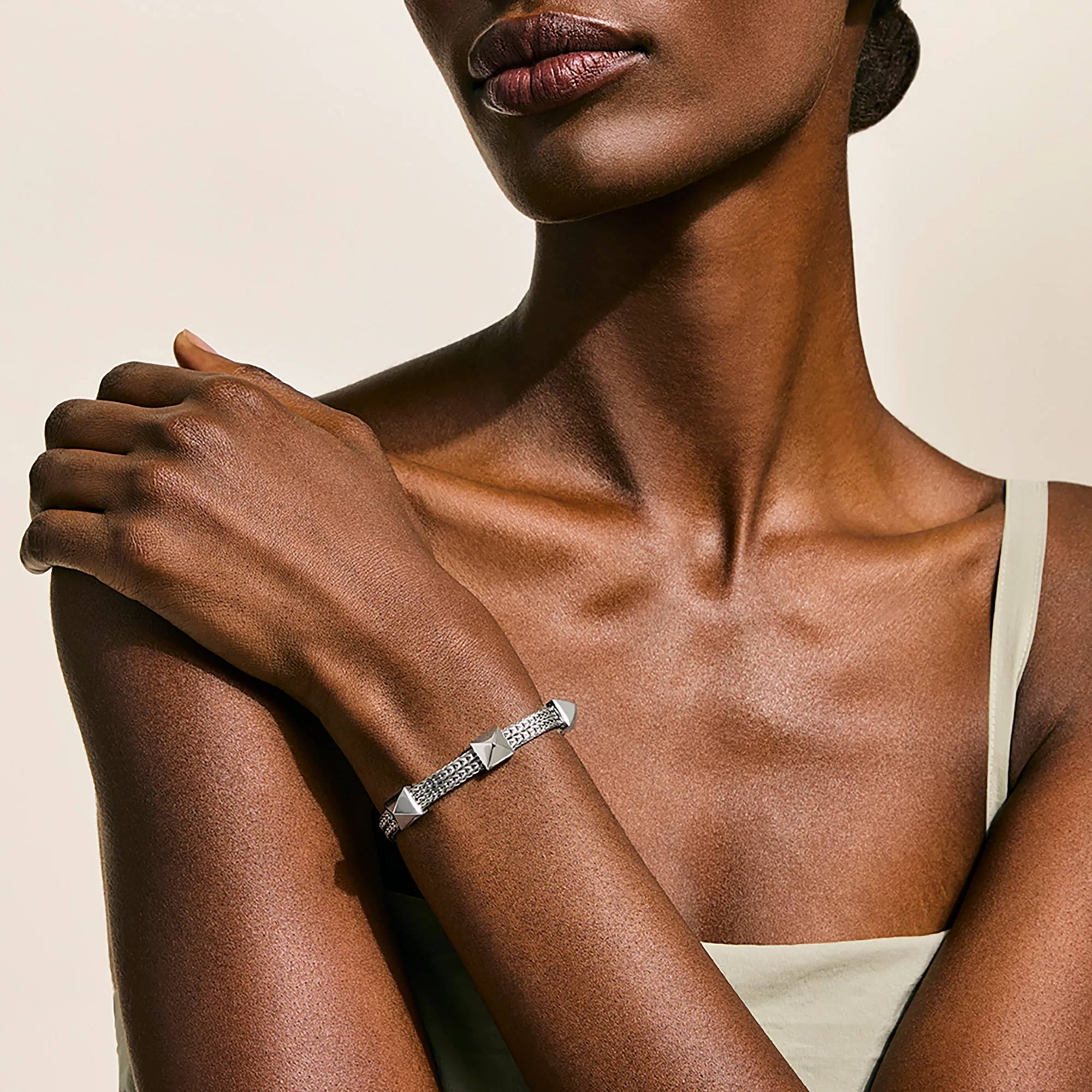 Icon Stud Bracelet, Sterling Silver, 6MM|BU98995 - Image 6