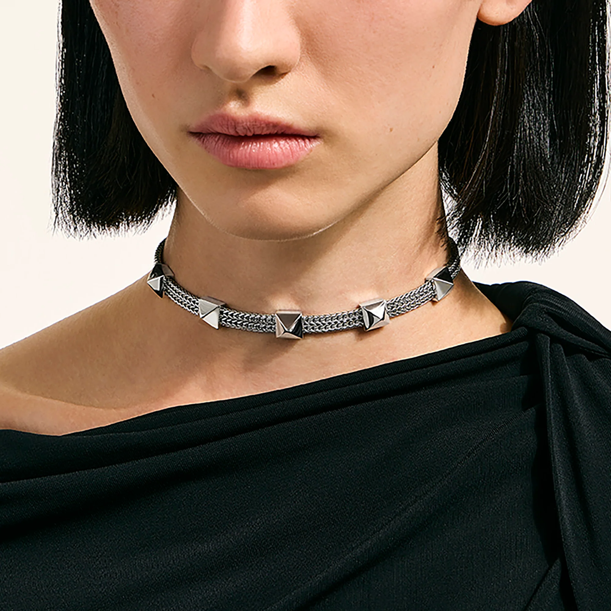 Icon Stud Choker, Sterling Silver, 6MM|NB97217 - Image 4
