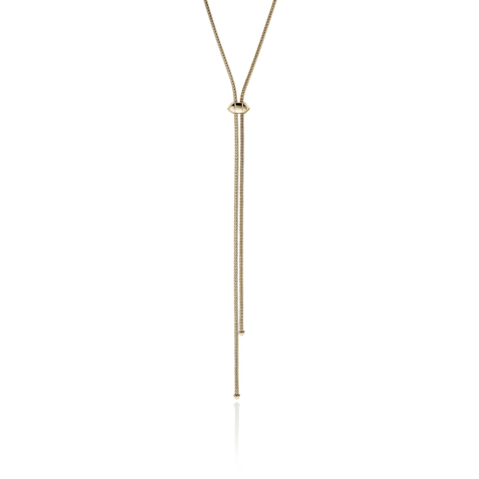 Icon Stud Lariat, Gold, Diamonds, 1.8MM|NGGX972042DI - Image 4