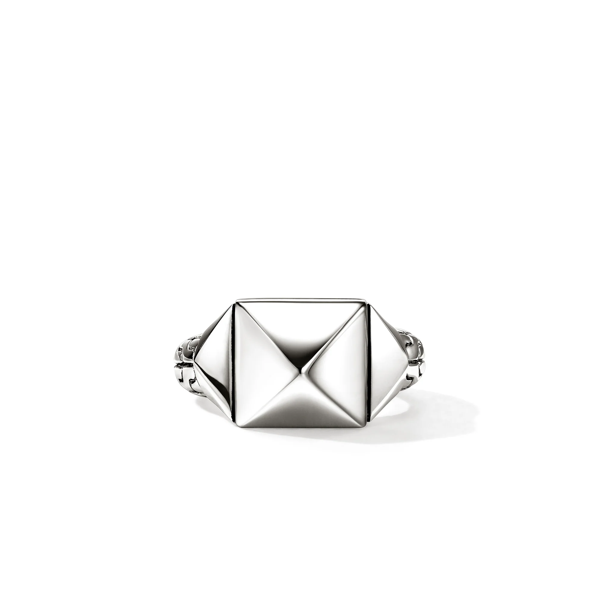 Icon Stud Ring, Sterling Silver, 11.5MM|RB97214