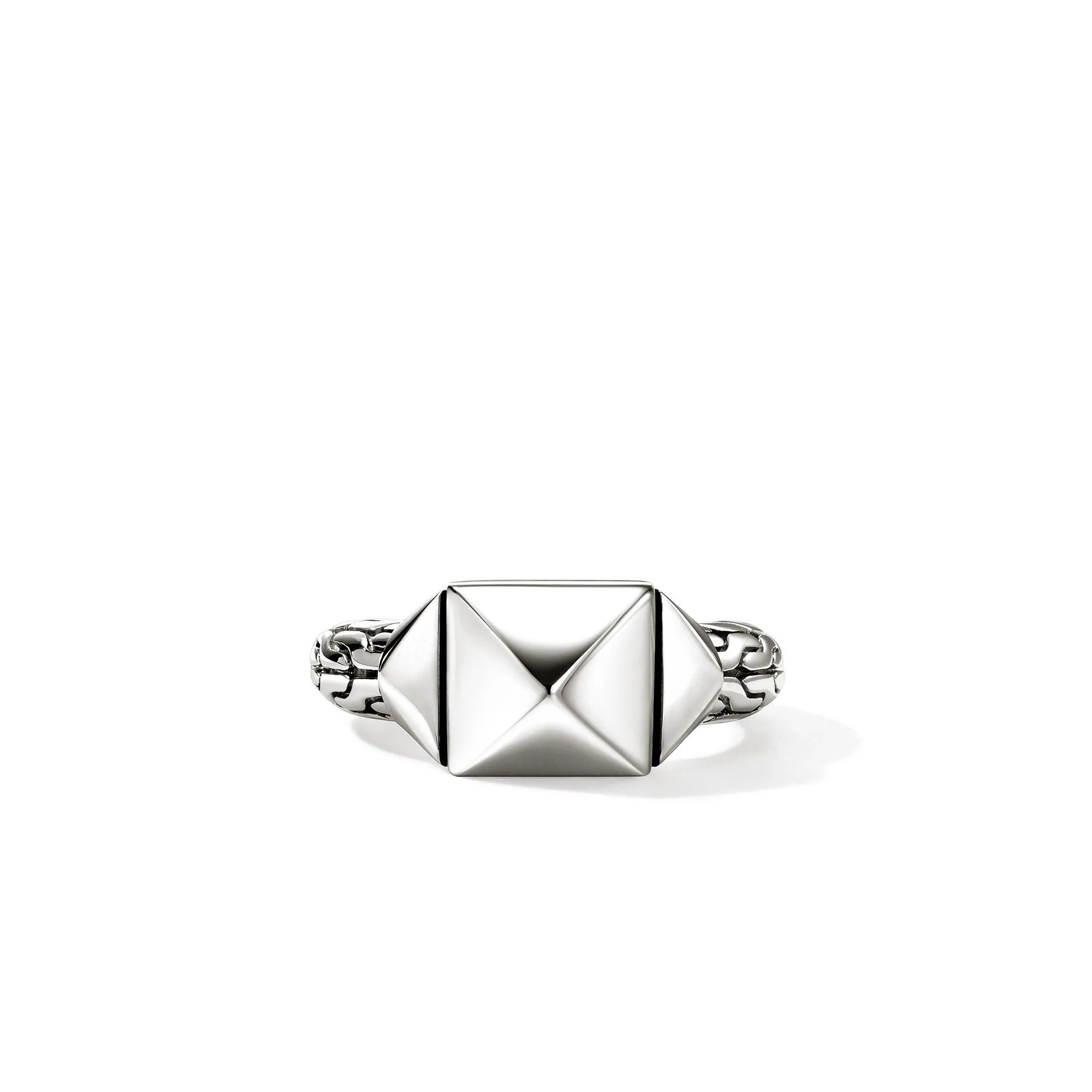 Icon Stud Ring, Sterling Silver, 9MM|RB97202