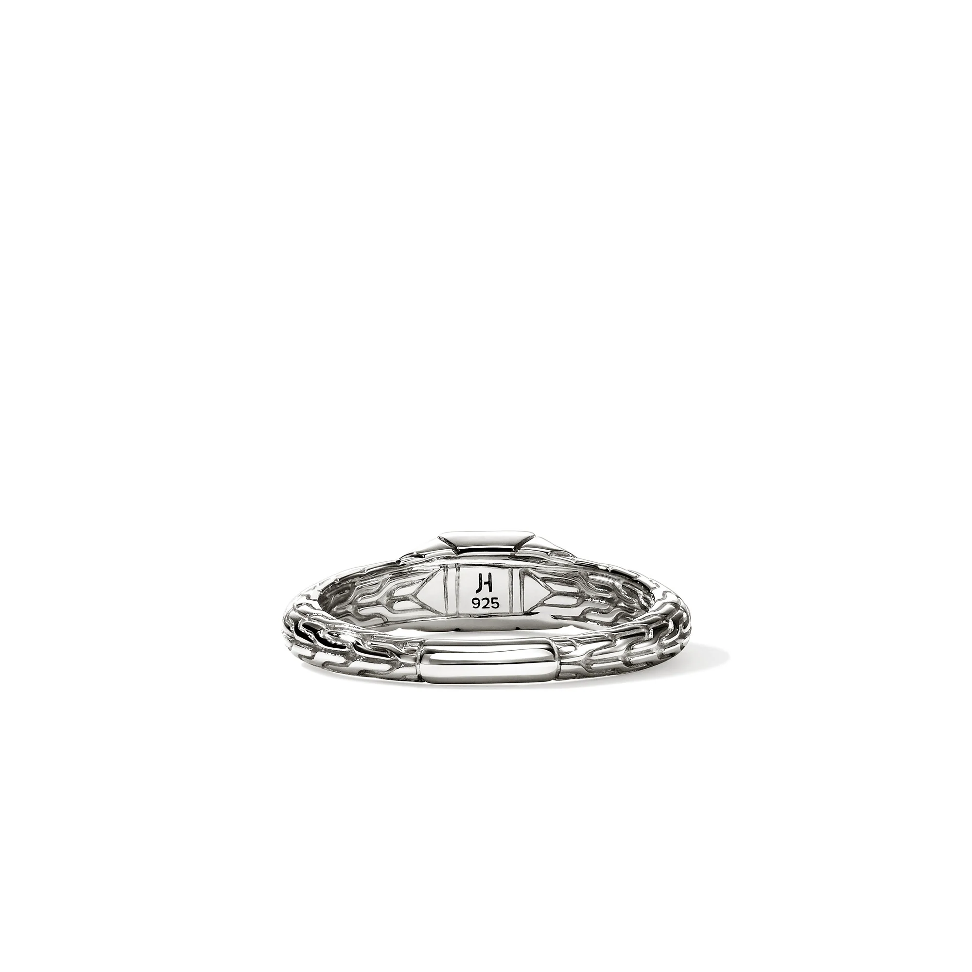 Icon Stud Ring, Sterling Silver, Diamonds, 5MM|RBP972002DI - Image 4