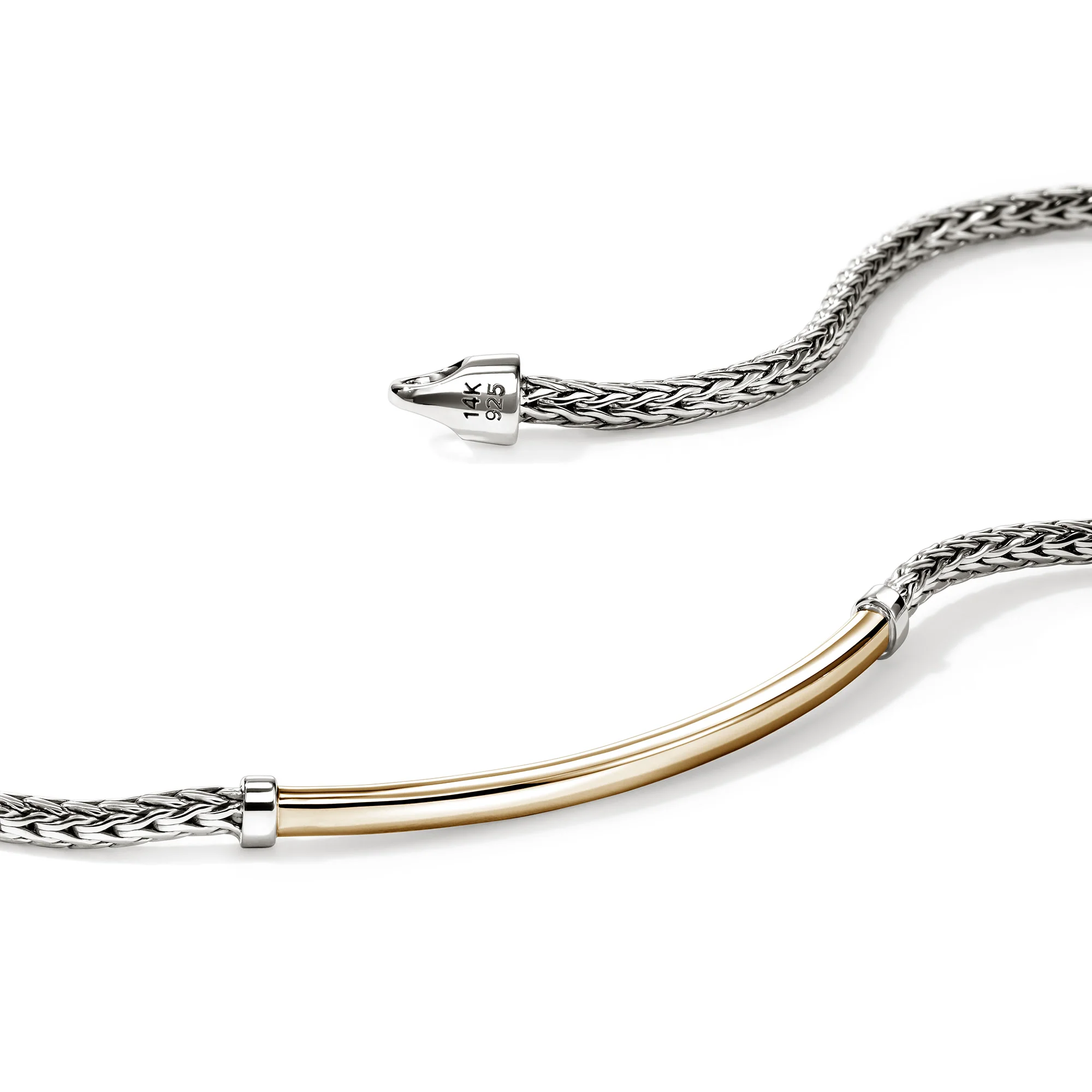 JH Essential Bracelet, Gold, Sterling Silver, 2.5MM|BUZZ98708 - Image 2