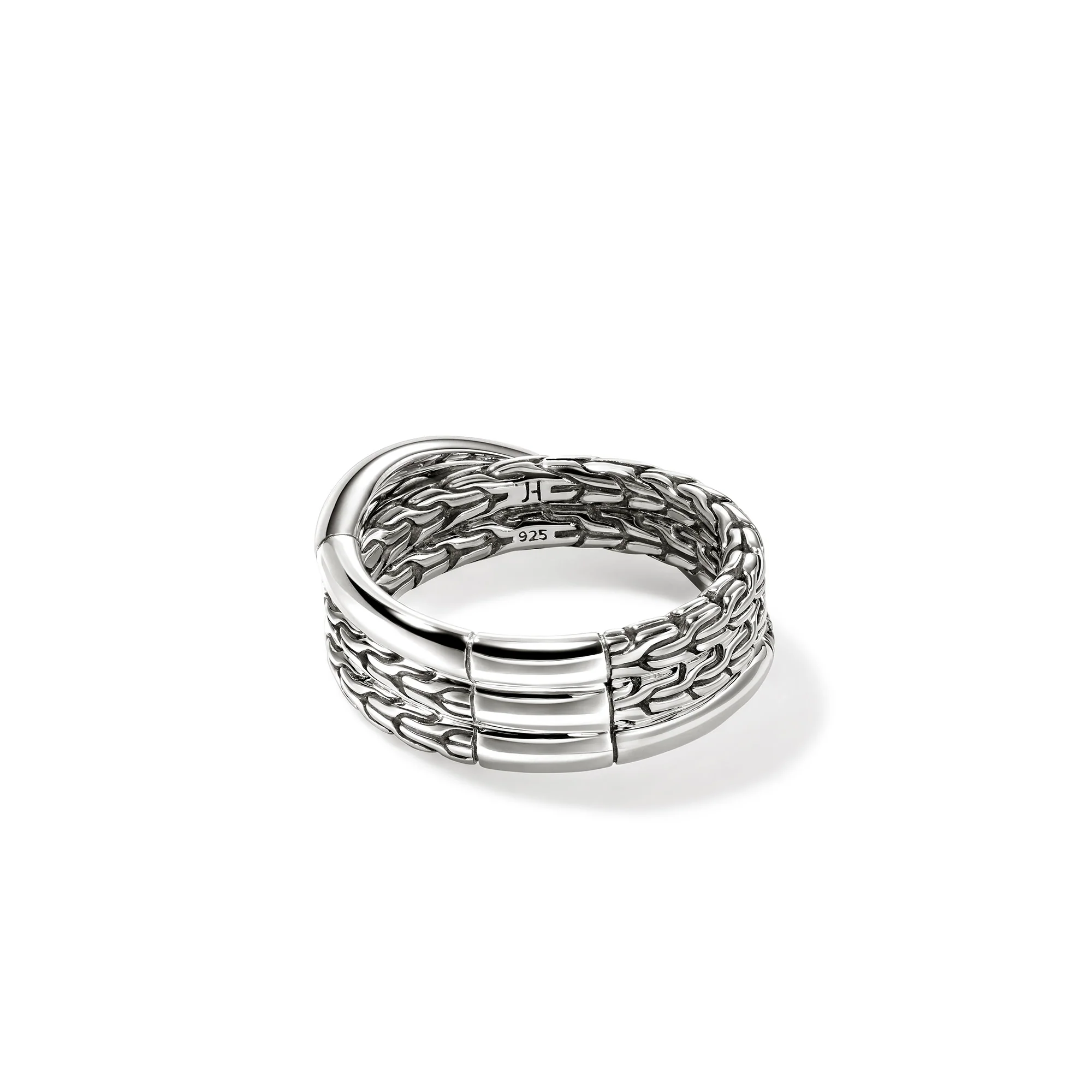 JH Essential Crossover Ring, Sterling Silver|RB98715 - Image 4