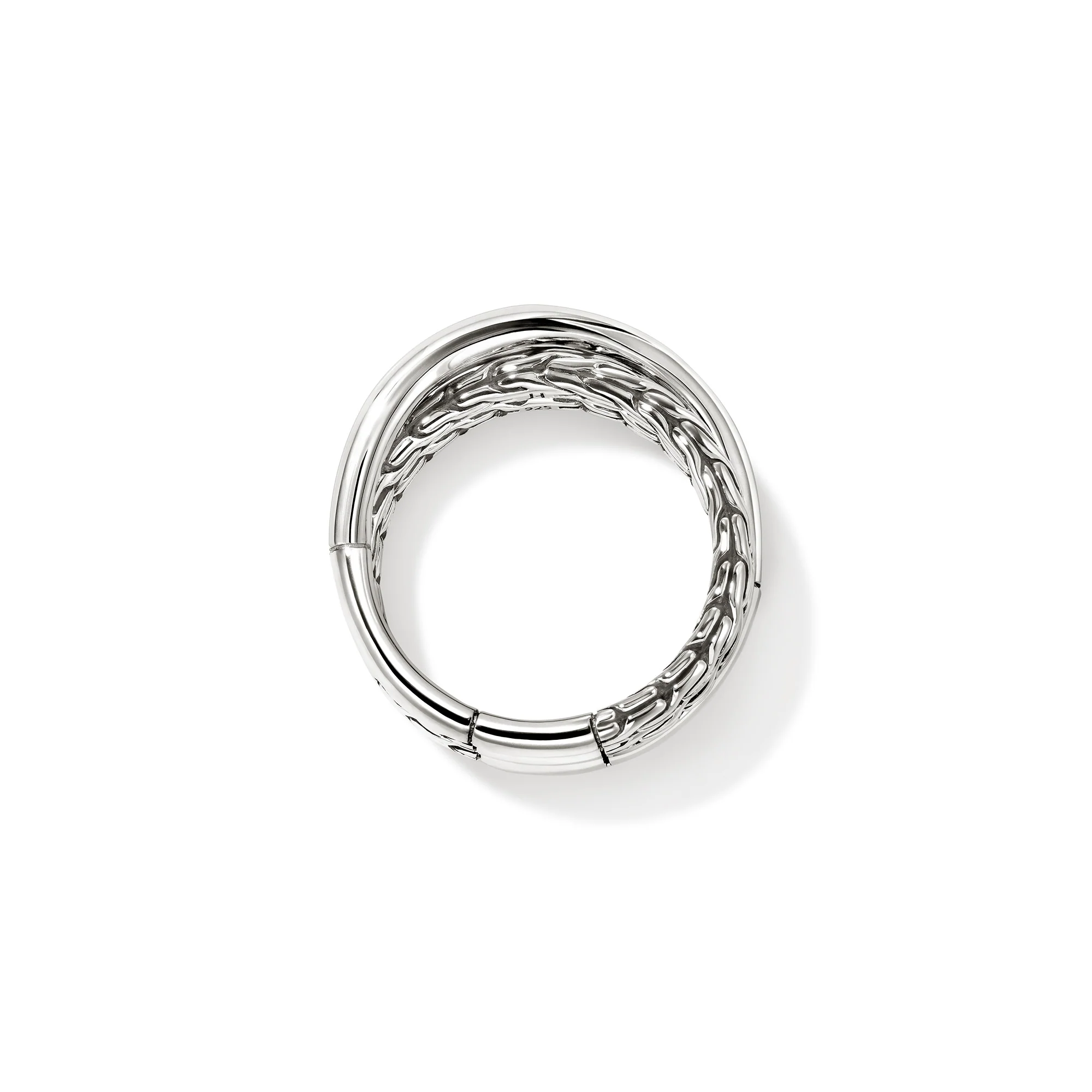 JH Essential Crossover Ring, Sterling Silver|RB98715 - Image 5