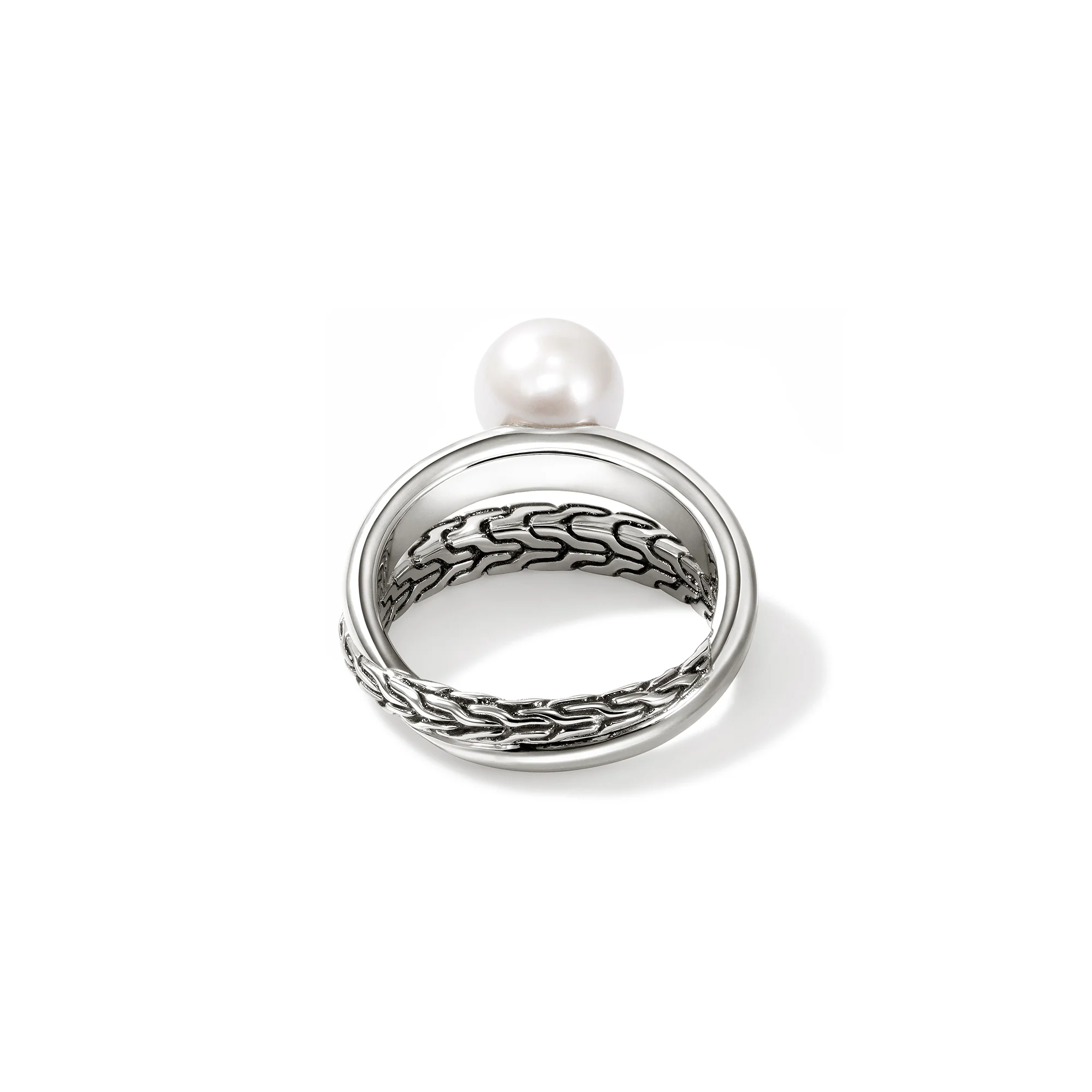 JH Essential Pearl Ring, Sterling Silver|RB987771 - Image 4