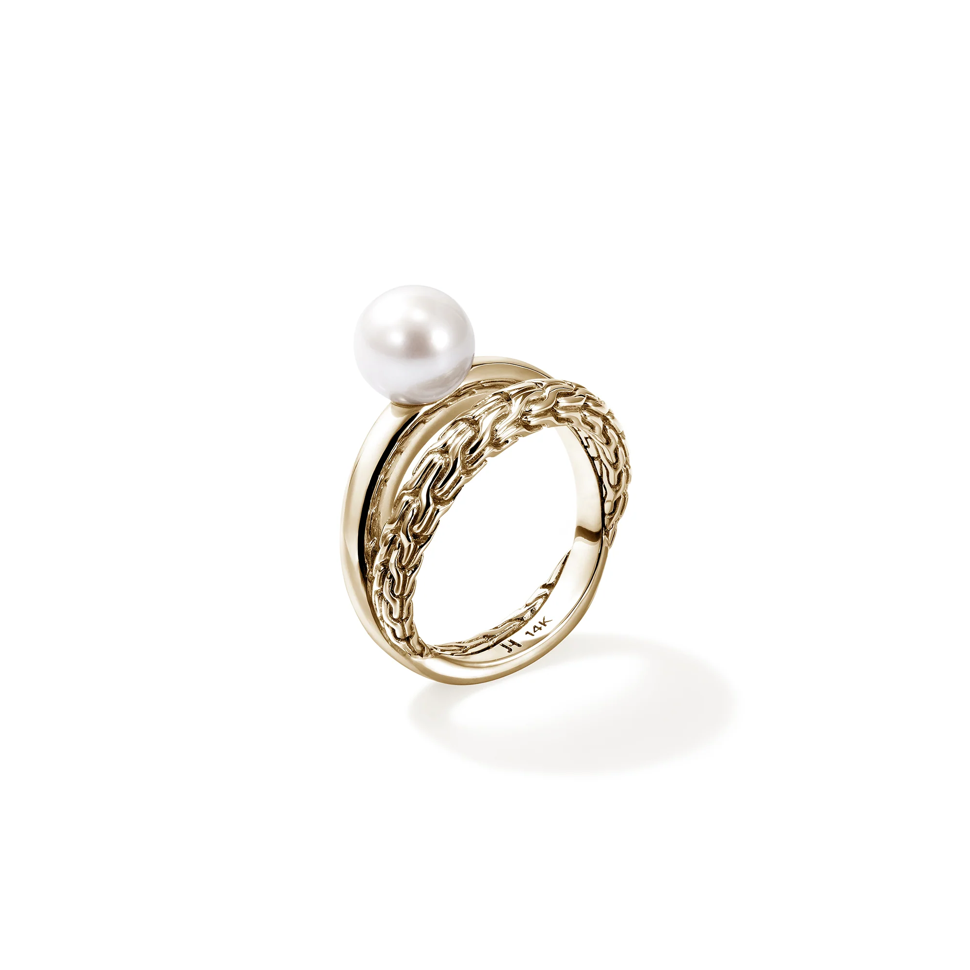 JH Essential Pearl Ring, Gold, Pearl|RGG987771 - Image 3