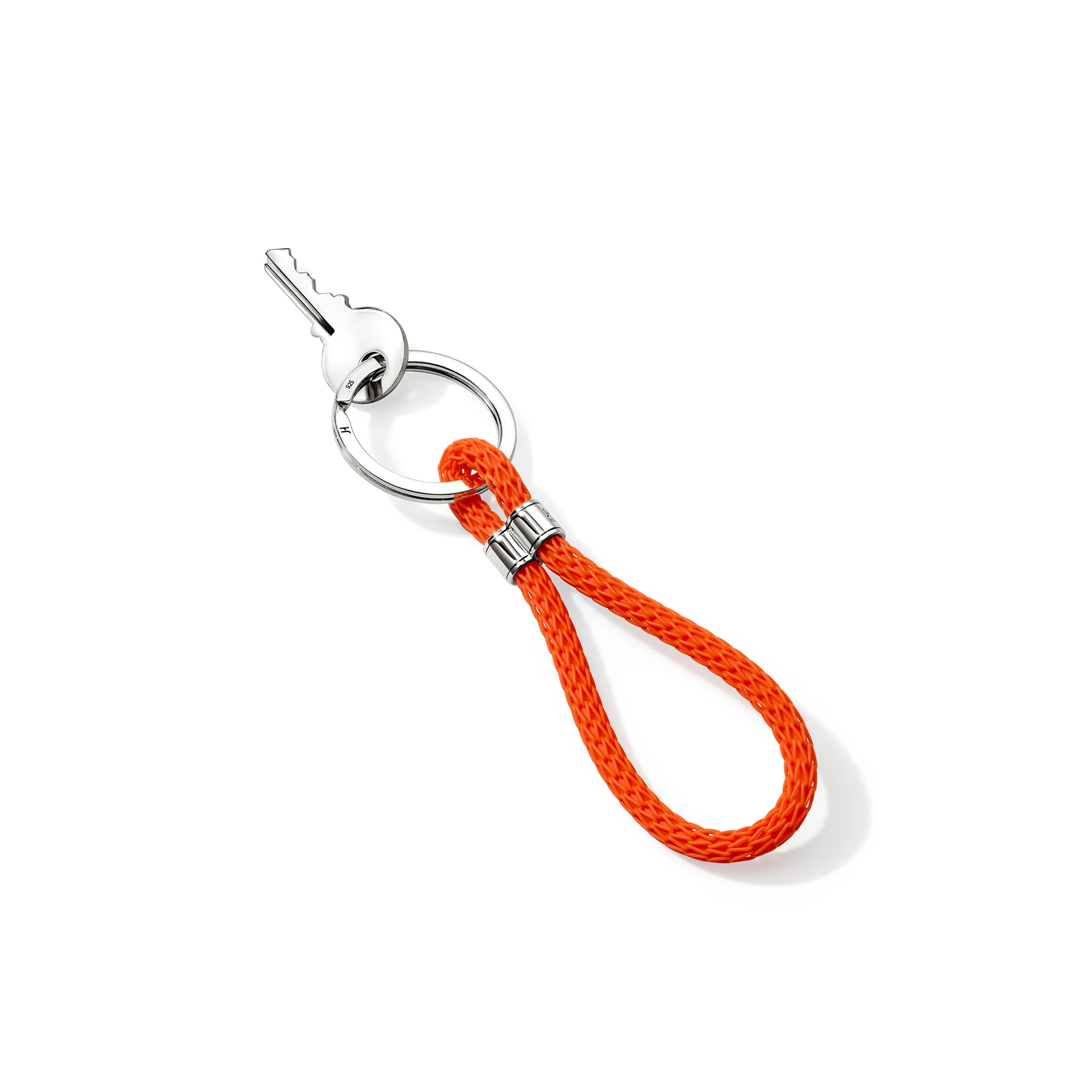 JH Key Chain, Sterling Silver, Rubber|KB98694OR - Image 3