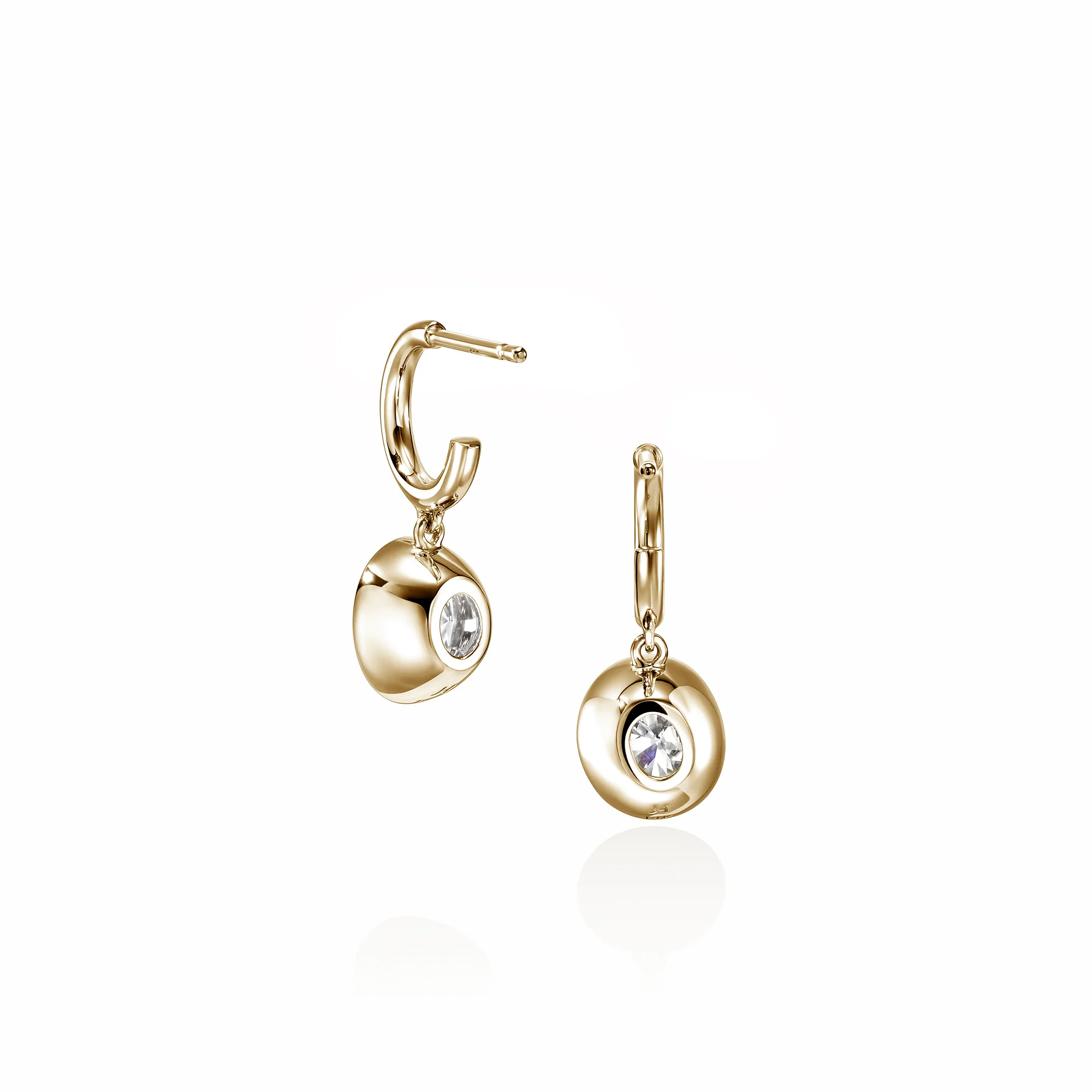 JH Lovestruck™ Earrings, Gold, Diamonds, 2.5TCW|EGGX43004LGD - Image 3