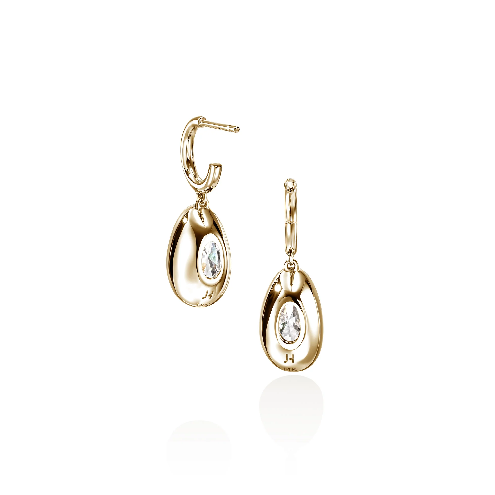 JH Lovestruck⢠Earrings, Gold, Diamonds, 6.5TCW|EGGX43022LGD - Image 3