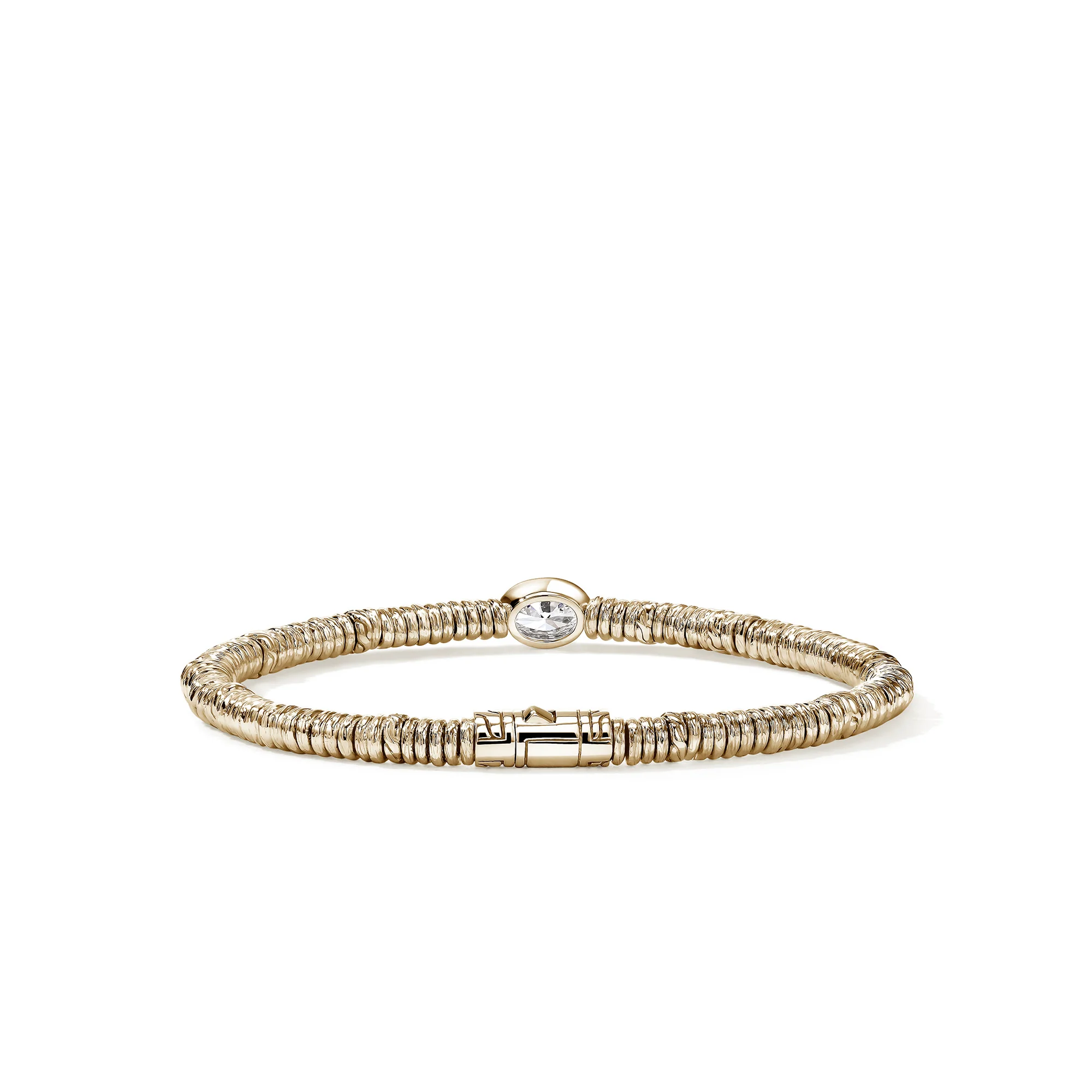 JH Lovestruck⢠Heishi Bracelet, Gold, Diamond, 1.0TCW|BUGGX43036LGD - Image 3