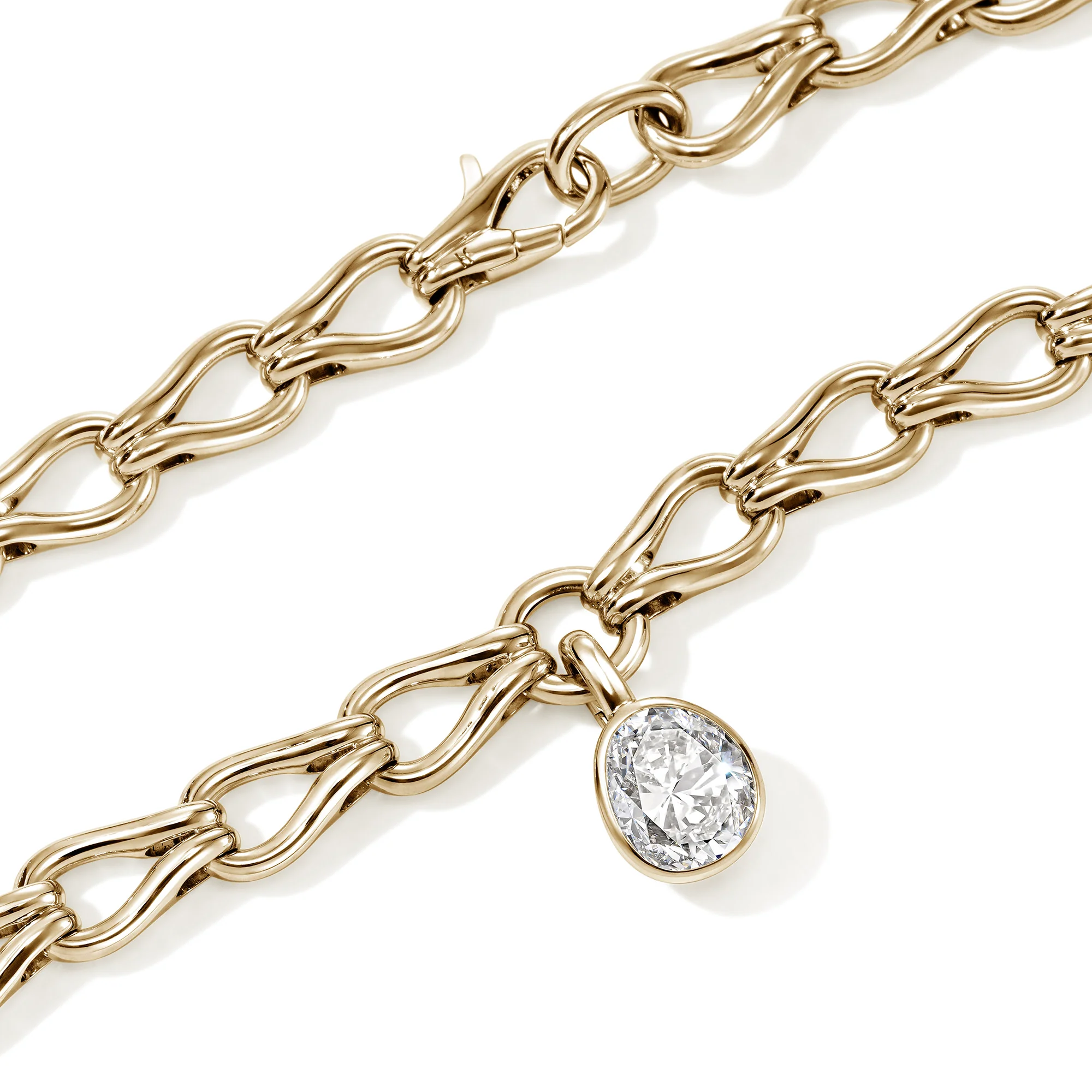 JH Lovestruck⢠Link Necklace, Gold, Diamond, 4.0TCW|NGGX43045LGD - Image 2