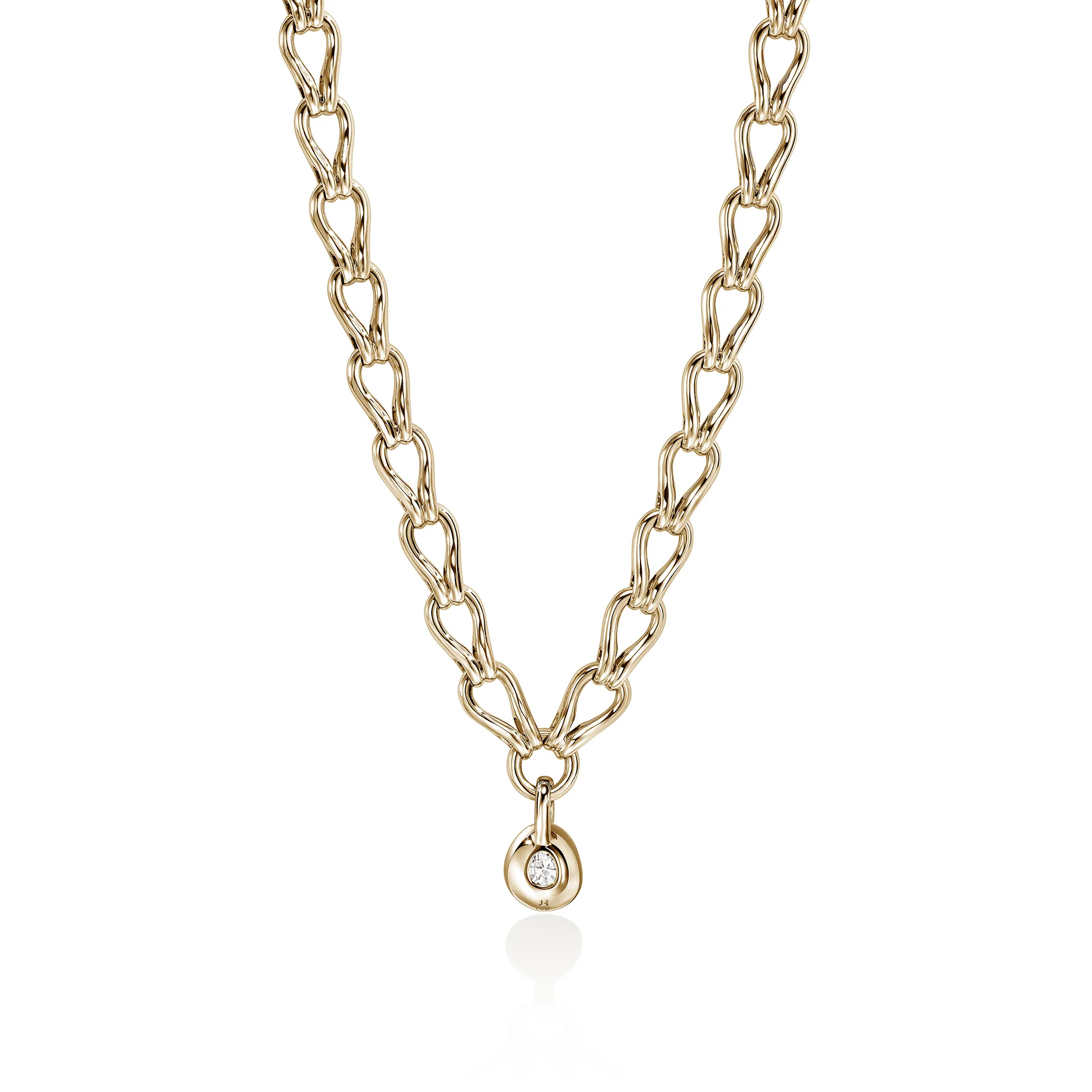 JH Lovestruck⢠Link Necklace, Gold, Diamond, 4.0TCW|NGGX43045LGD - Image 3