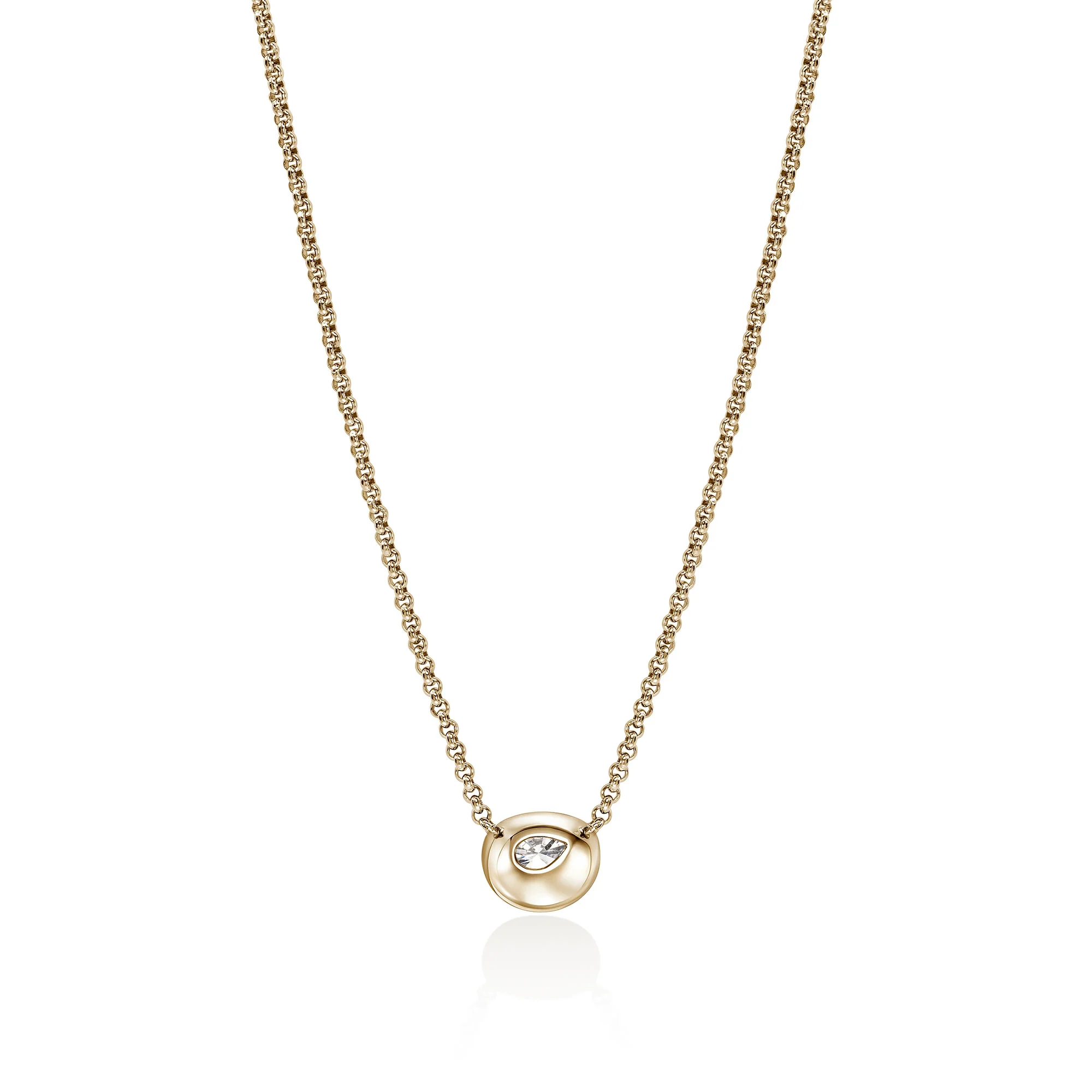JH Lovestruck™ Necklace, Gold, Diamond, 1.25TCW|NGGX43001LGD - Image 3
