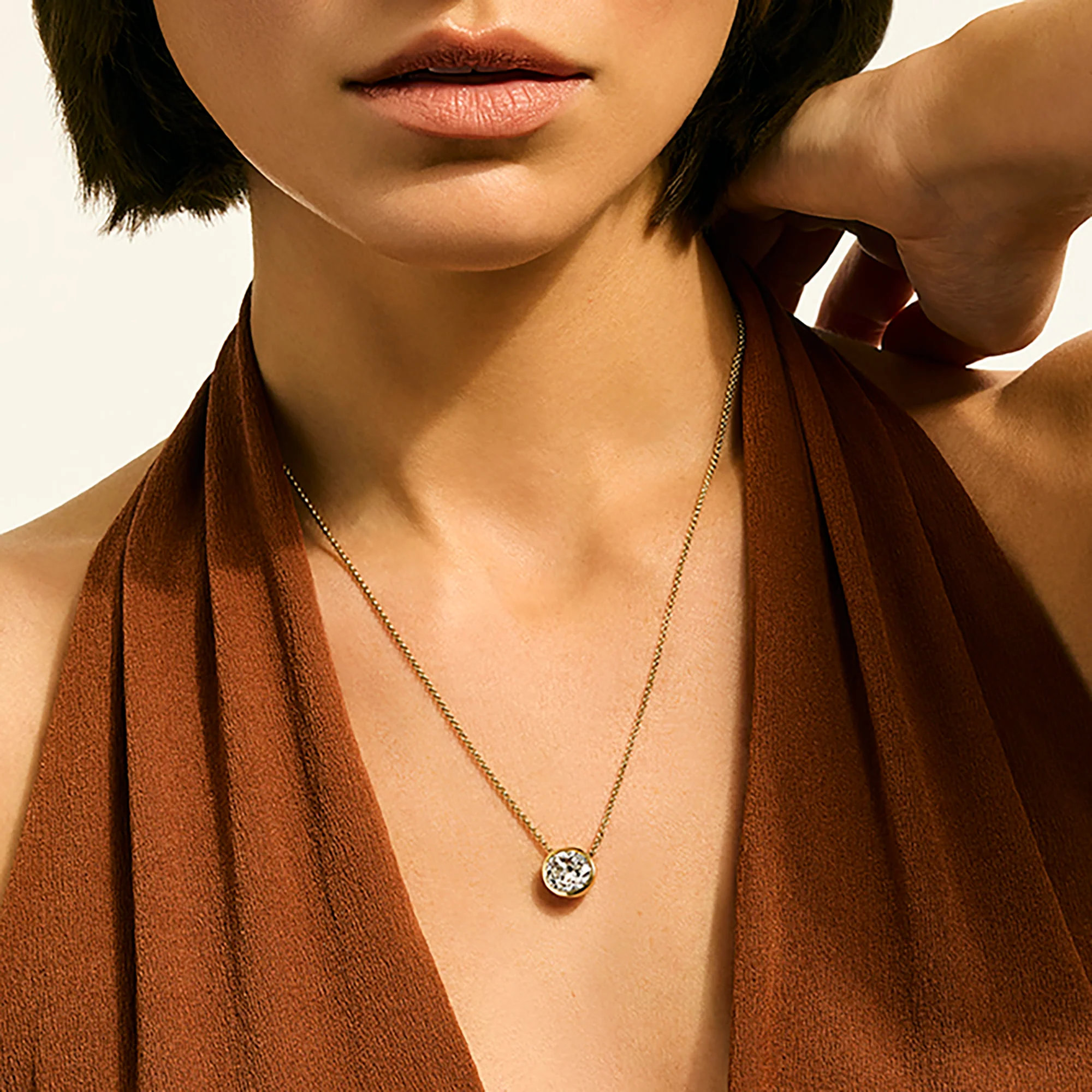JH Lovestruck⢠Necklace, Gold, Diamond, 4.0TCW|NGGX43003LGD - Image 4