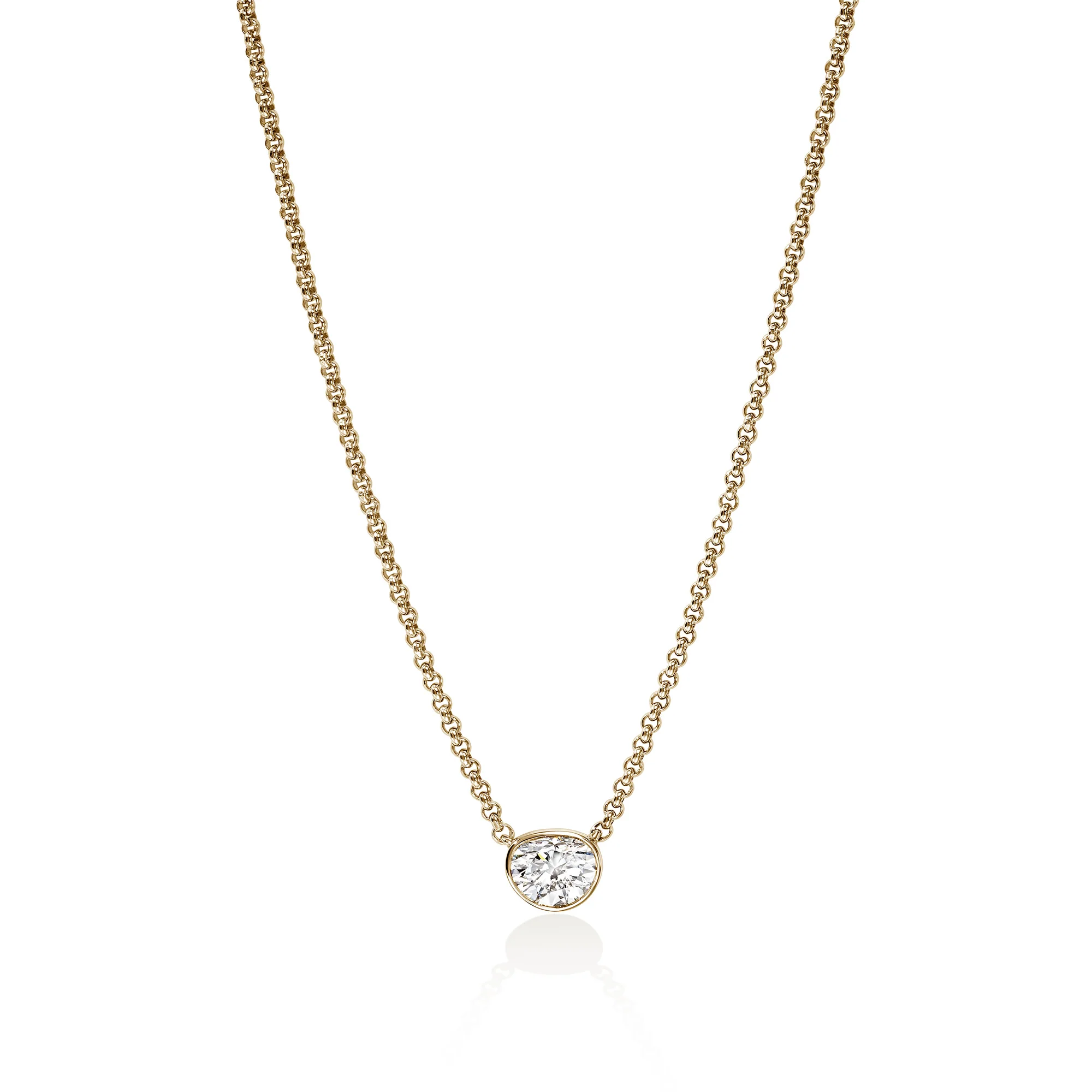 JH Lovestruck⢠Necklace, Gold, Diamond, .75TCW|NGGX43000LGD