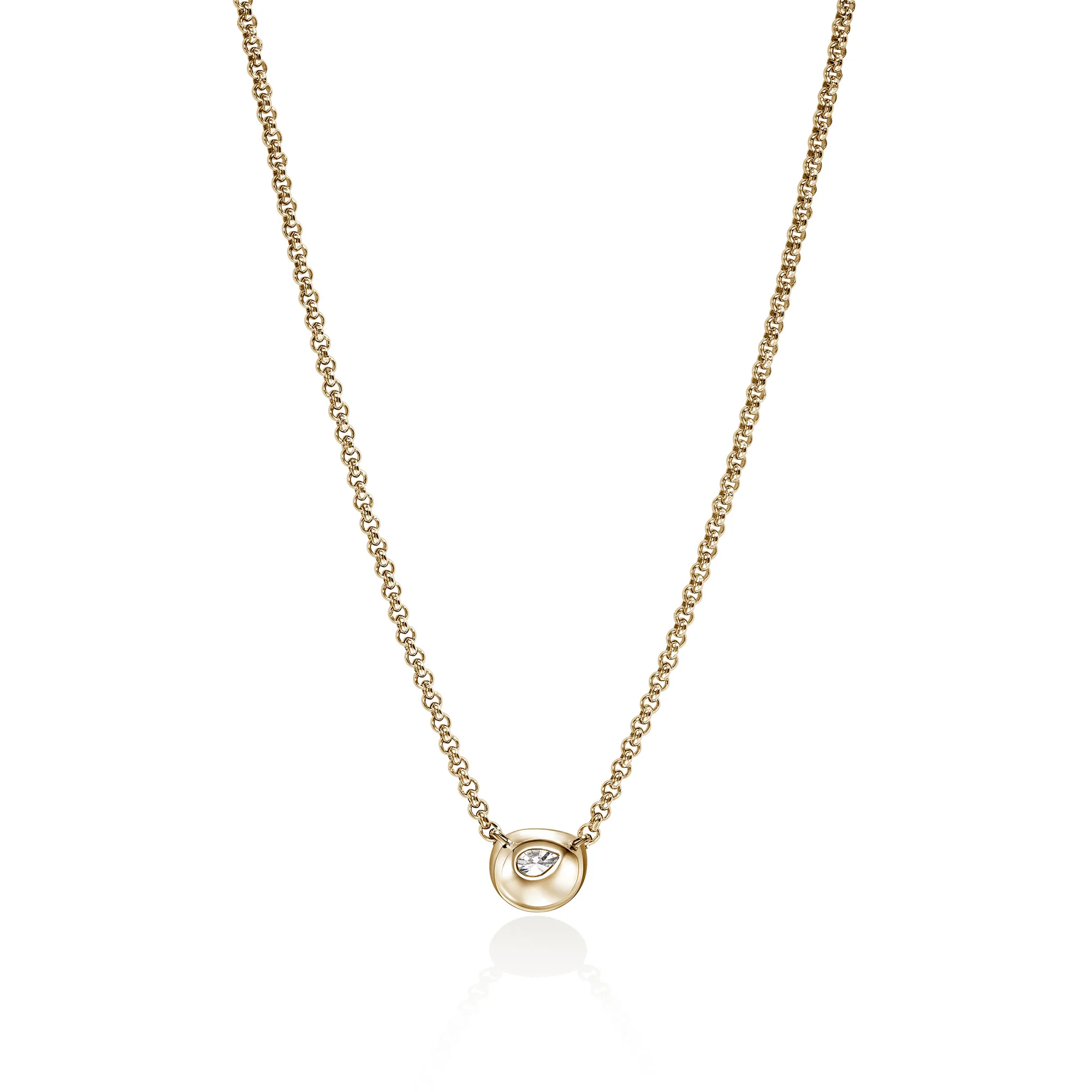 JH Lovestruck⢠Necklace, Gold, Diamond, .75TCW|NGGX43000LGD - Image 3
