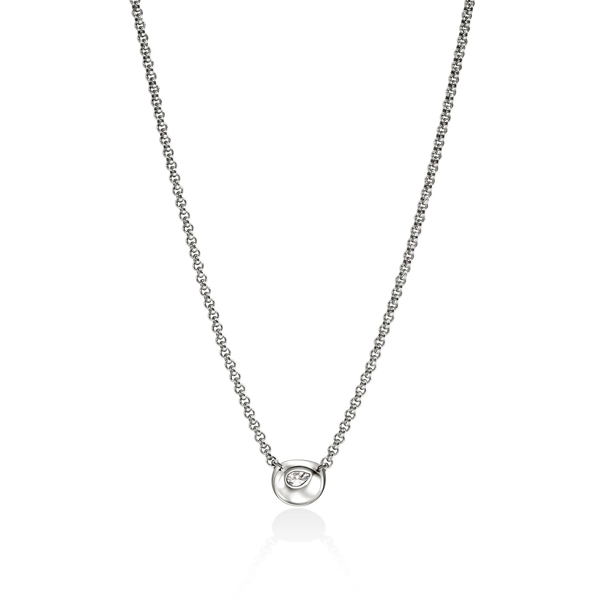 JH Lovestruck⢠Necklace, Sterling Silver, Diamond, .75TCW|NBP43000LGD - Image 3