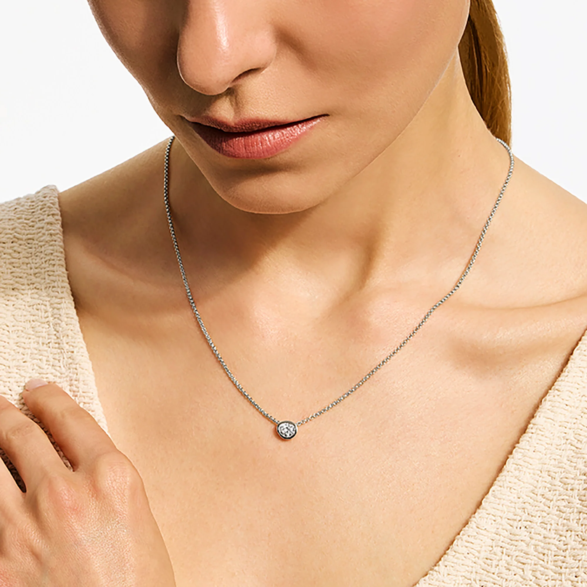 JH Lovestruck⢠Necklace, Sterling Silver, Diamond, .75TCW|NBP43000LGD - Image 4