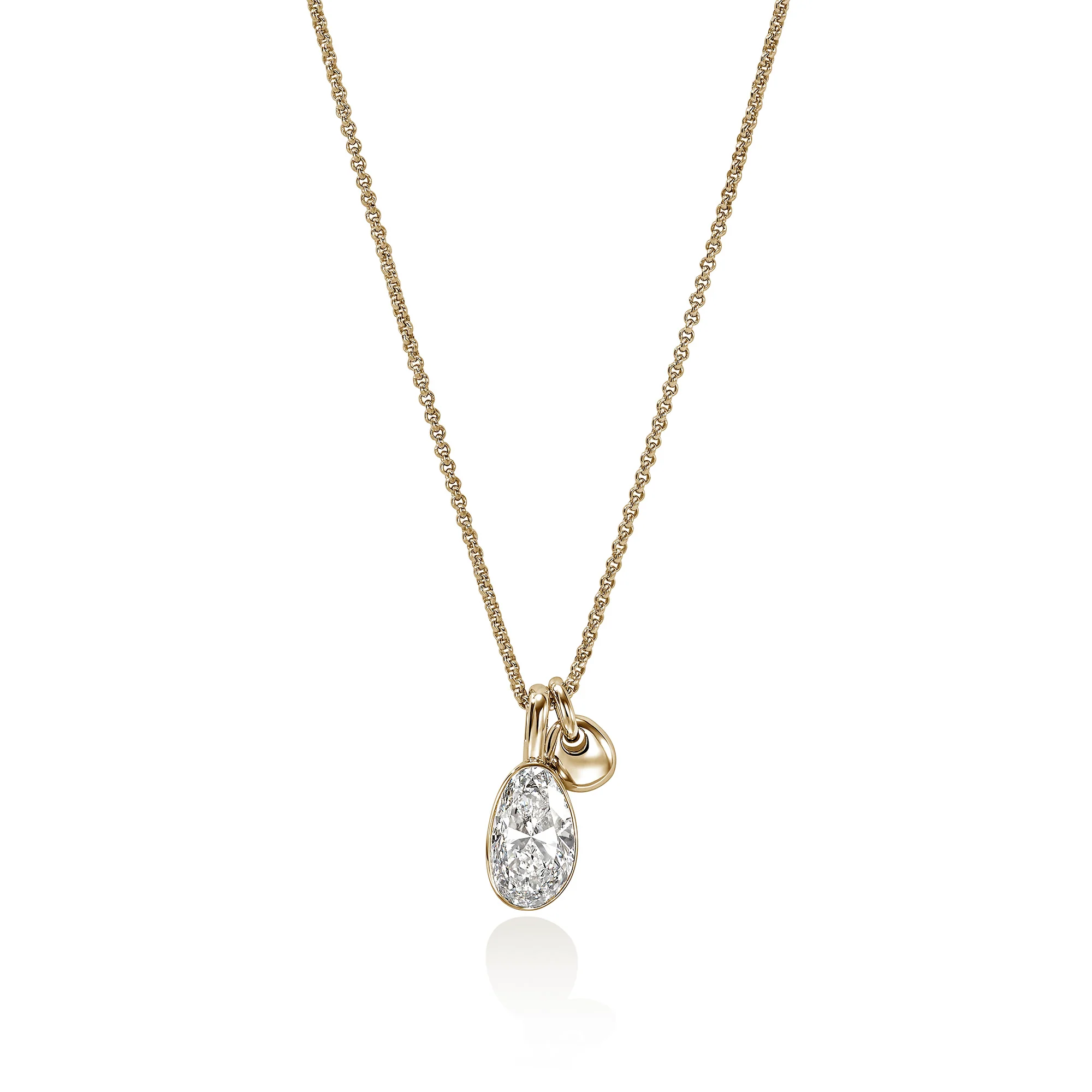 JH Lovestruck⢠Pendant Necklace, Gold, Diamond, 3.25TCW|NGGX43017LGD
