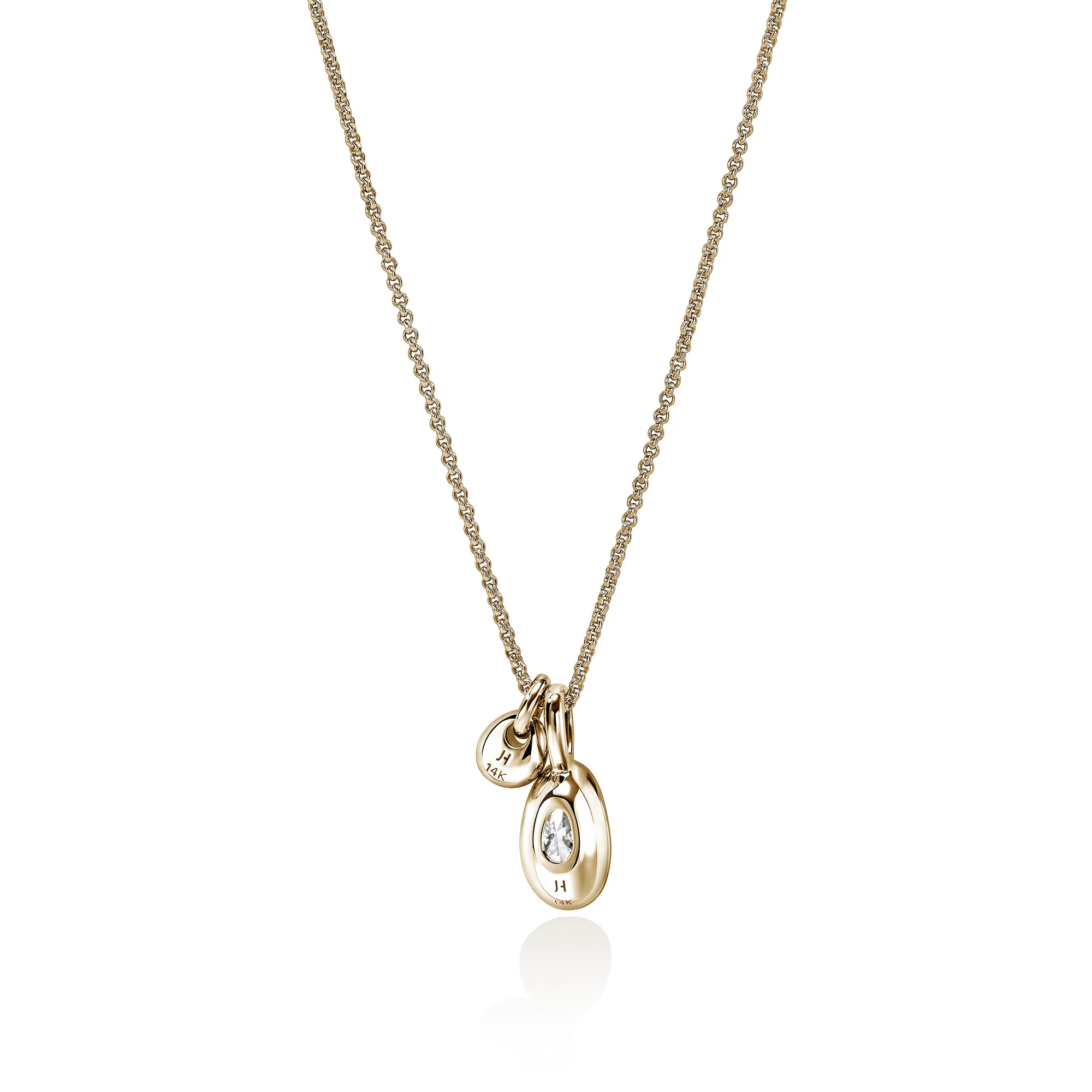 JH Lovestruck⢠Pendant Necklace, Gold, Diamond, 3.25TCW|NGGX43017LGD - Image 3