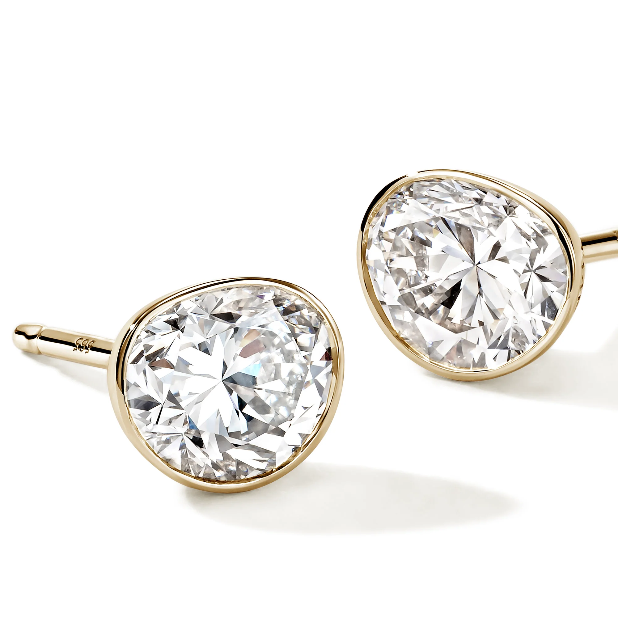 JH Lovestruck⢠Stud Earrings, Gold, Diamonds, 1.5TCW|EGGX43008LGD - Image 2